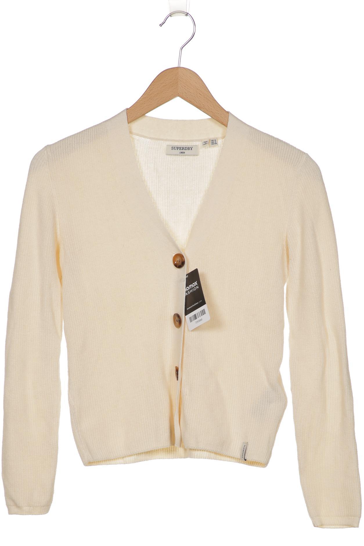 

Superdry Damen Strickjacke, beige, Gr. 34