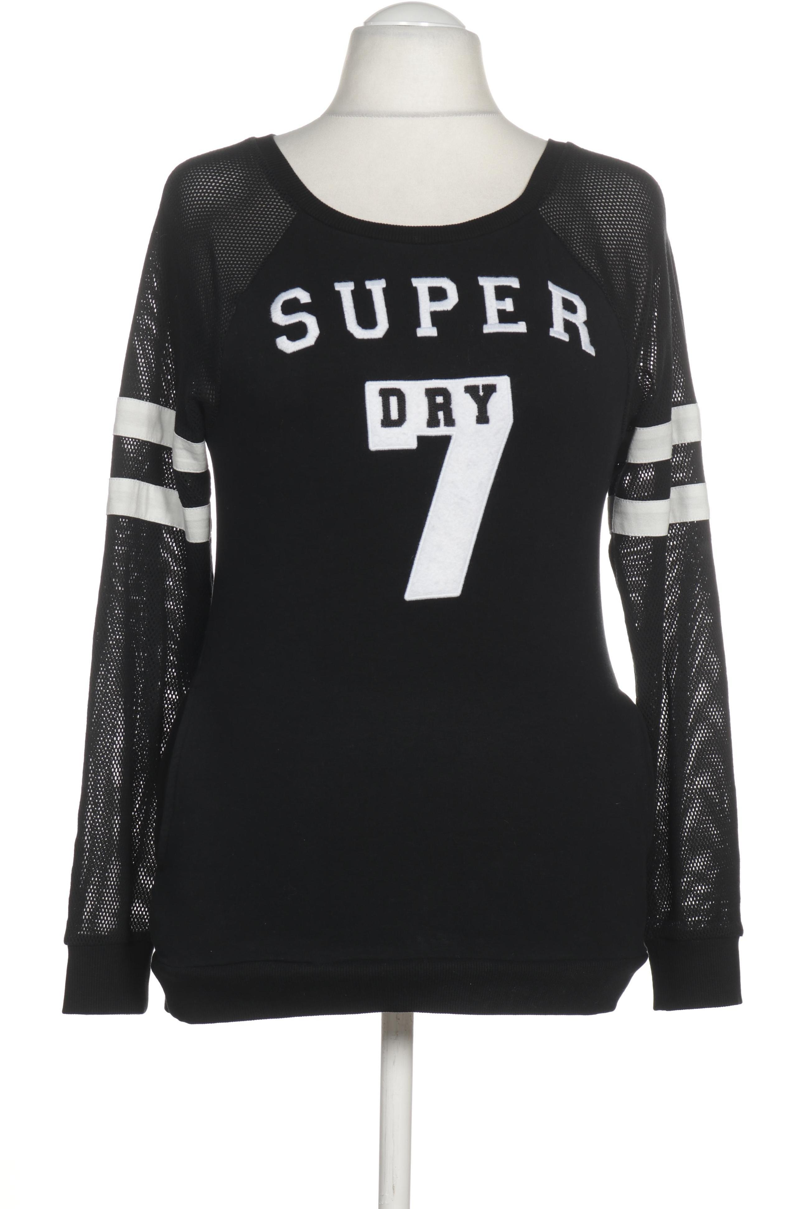 

Superdry Damen Sweatshirt, schwarz, Gr.