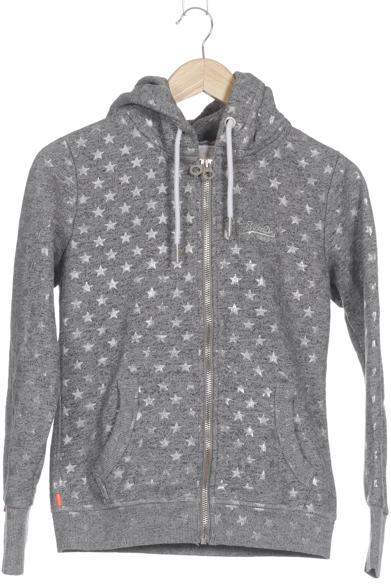 

Superdry Damen Kapuzenpullover, grau, Gr. 38