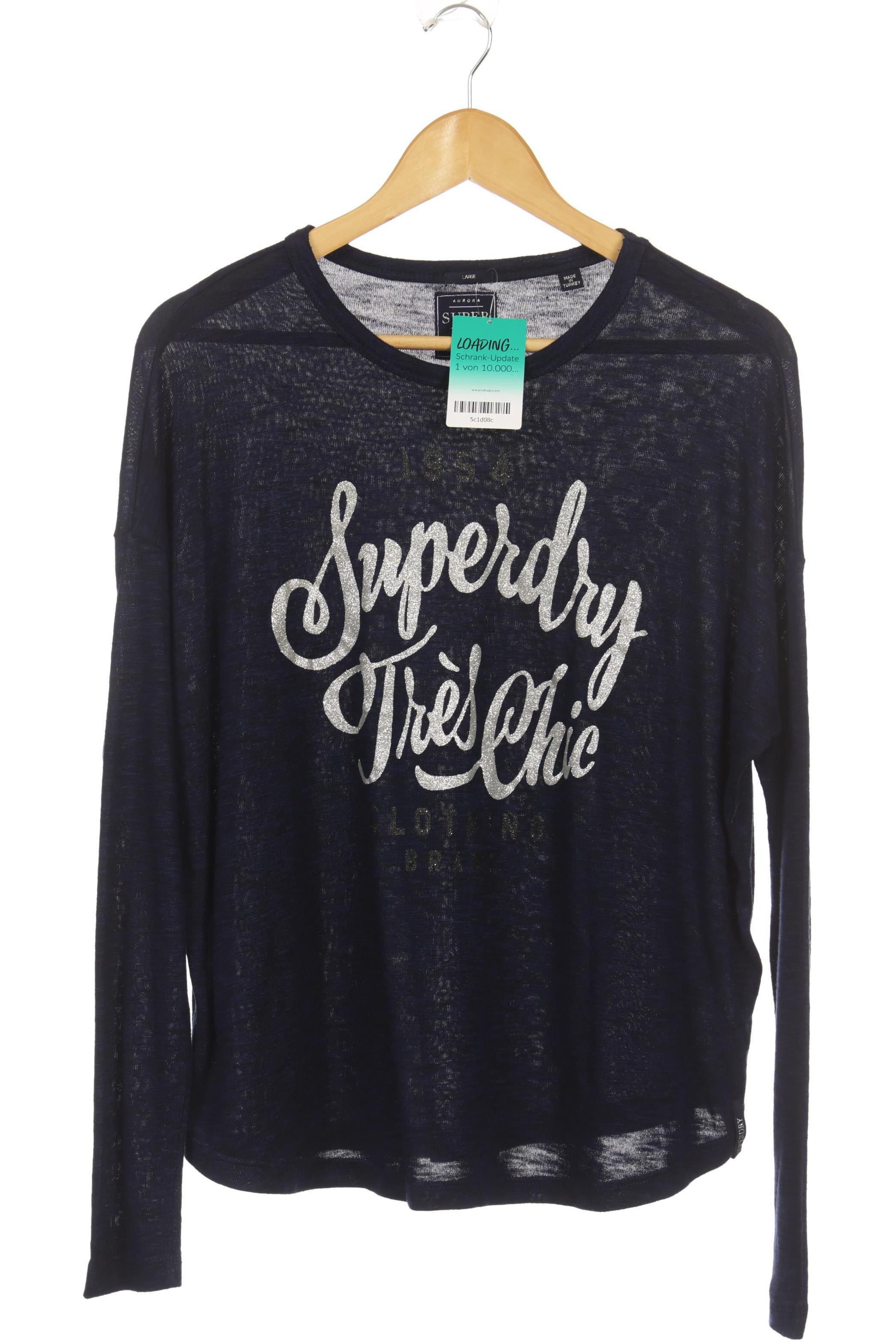 

Superdry Damen Sweatshirt, blau, Gr.