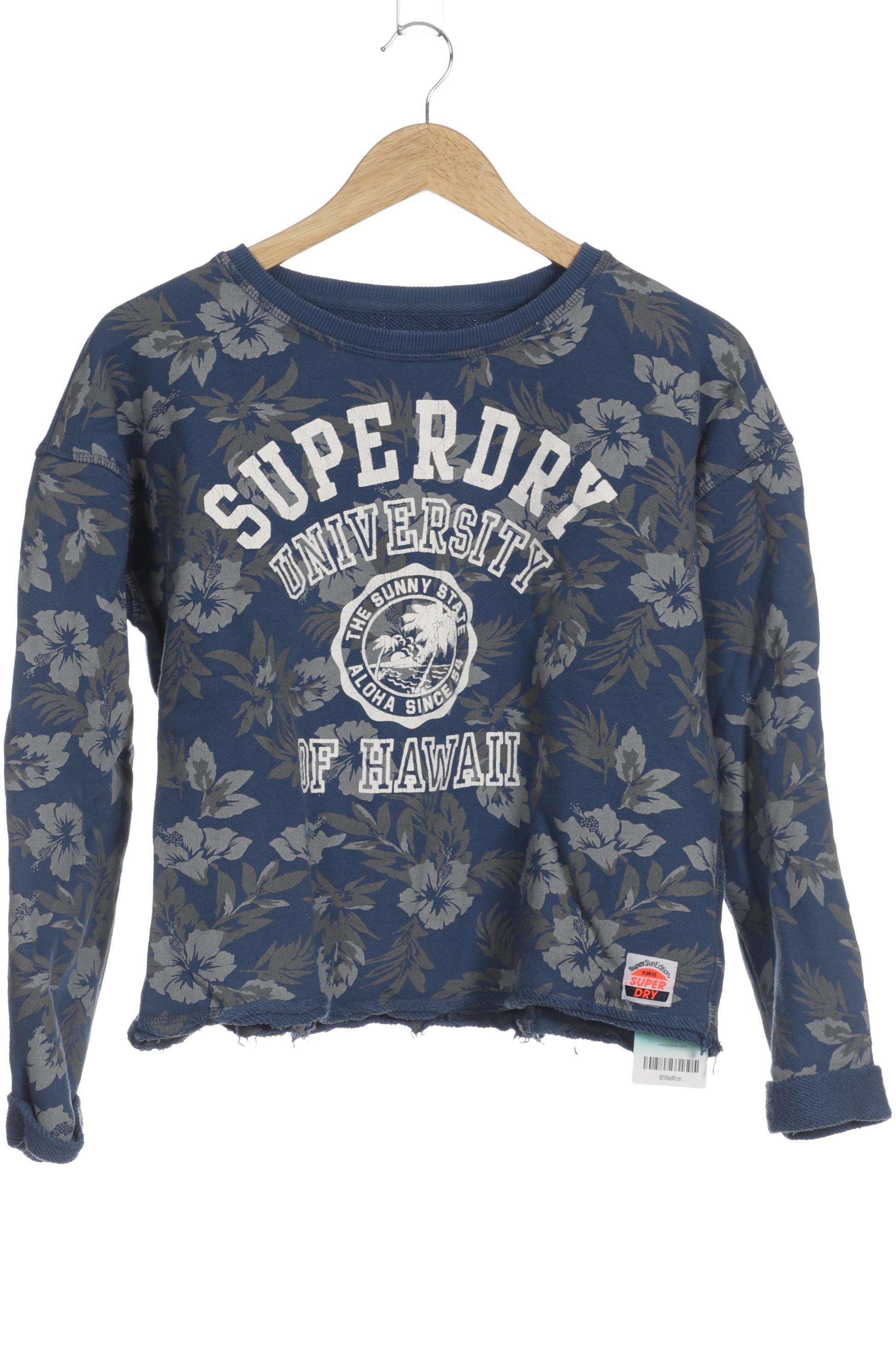 

Superdry Damen Sweatshirt, blau, Gr.