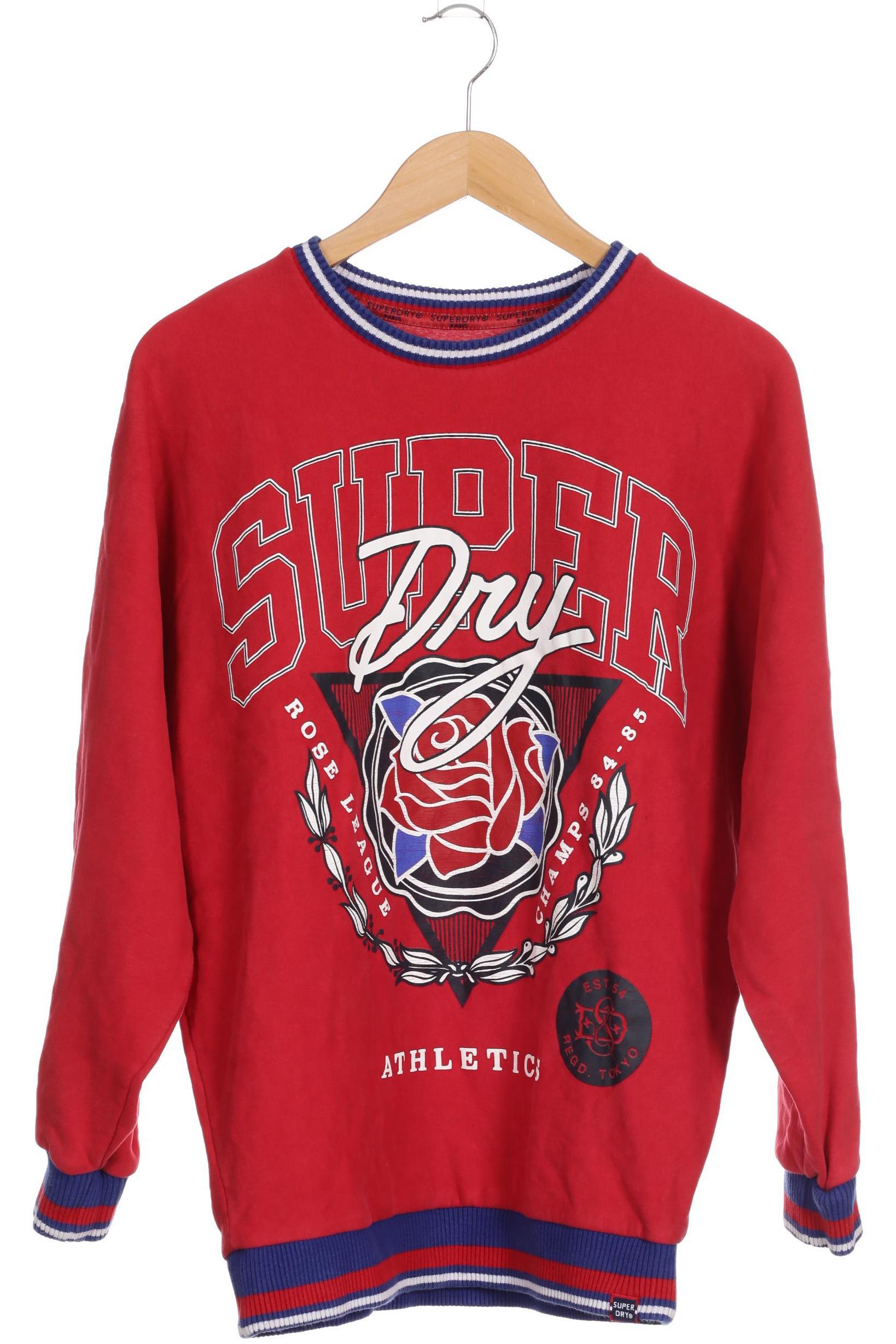 

Superdry Damen Sweatshirt, rot, Gr. 36