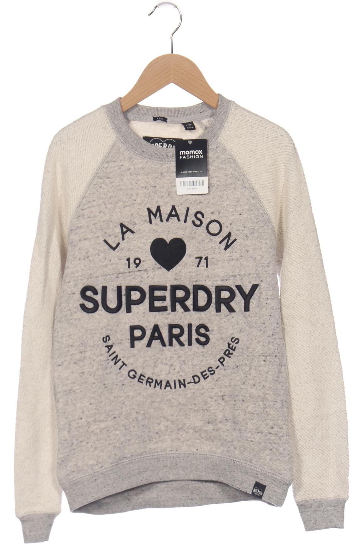 

Superdry Damen Sweatshirt, grau, Gr. 34