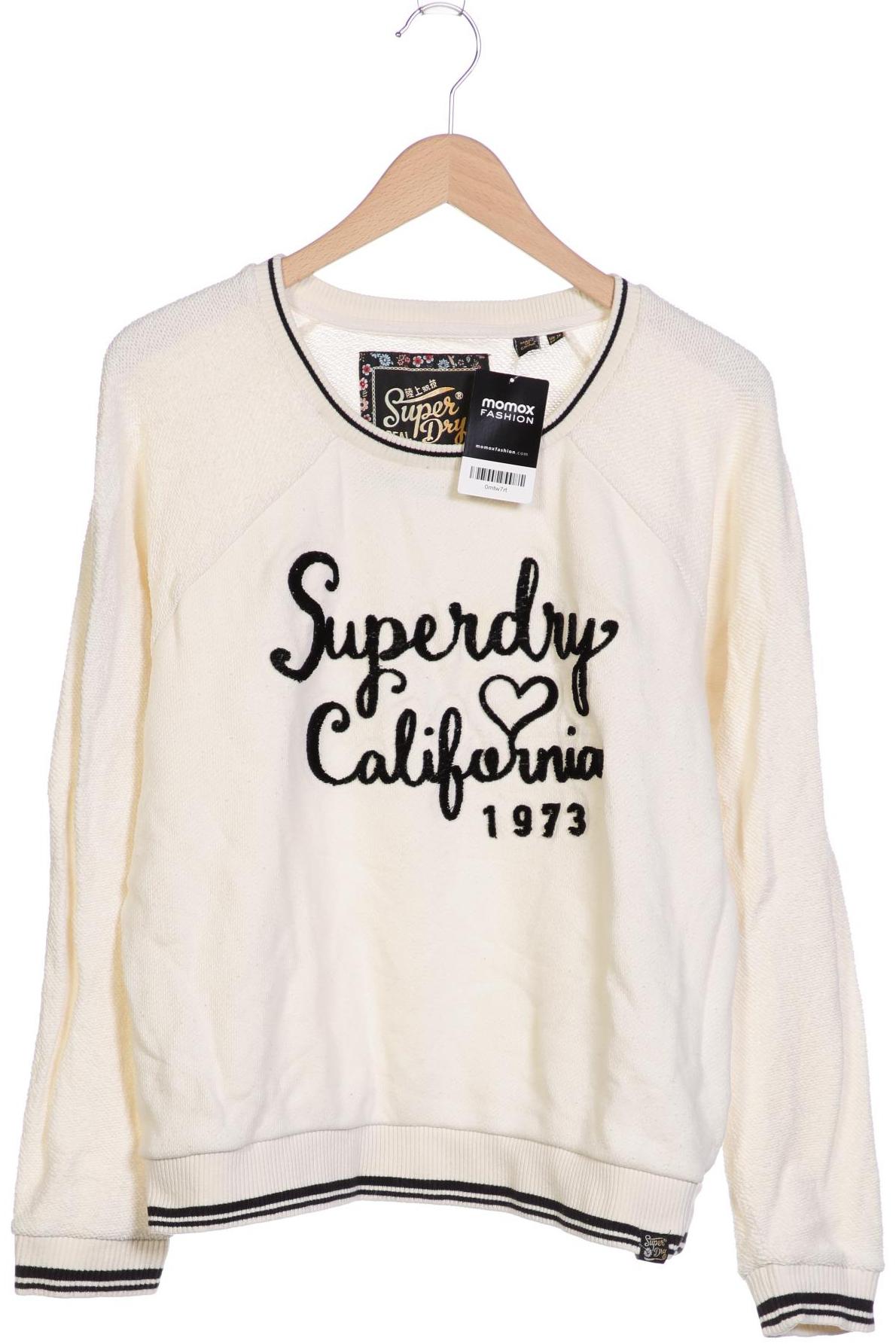 

Superdry Damen Sweatshirt, cremeweiß, Gr. 44
