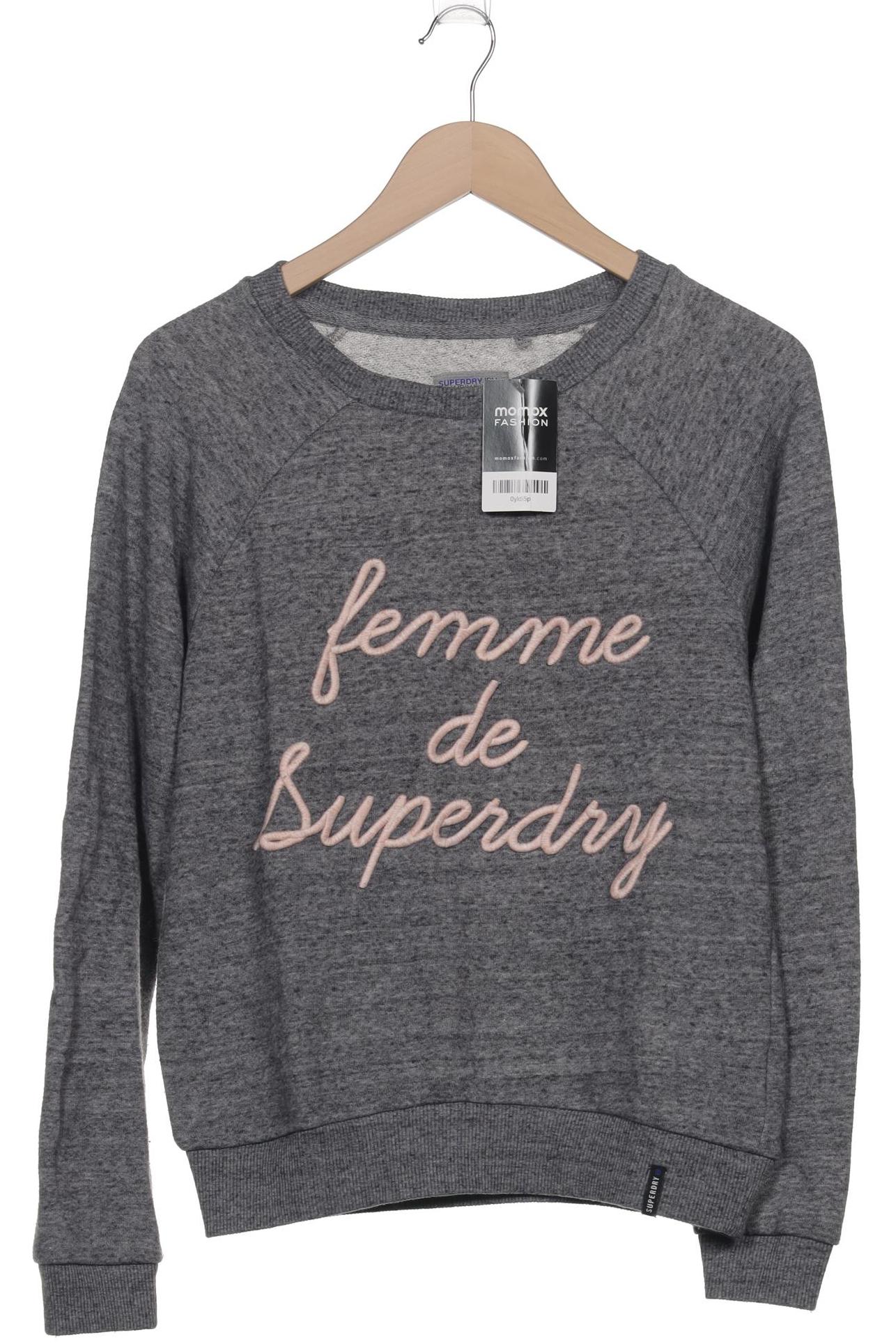 

Superdry Damen Sweatshirt, grau, Gr. 34