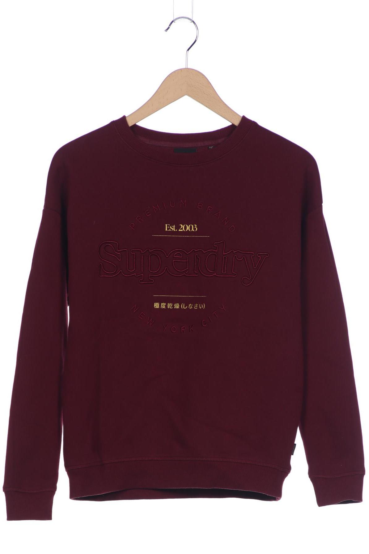 

Superdry Damen Sweatshirt, bordeaux, Gr. 36
