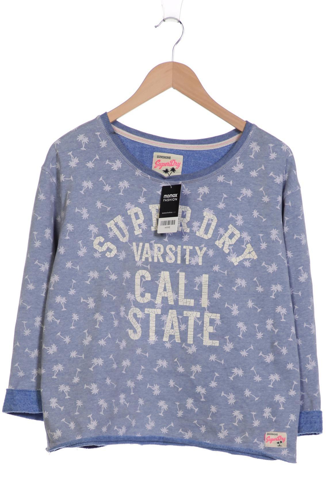 

Superdry Damen Sweatshirt, blau, Gr. 38