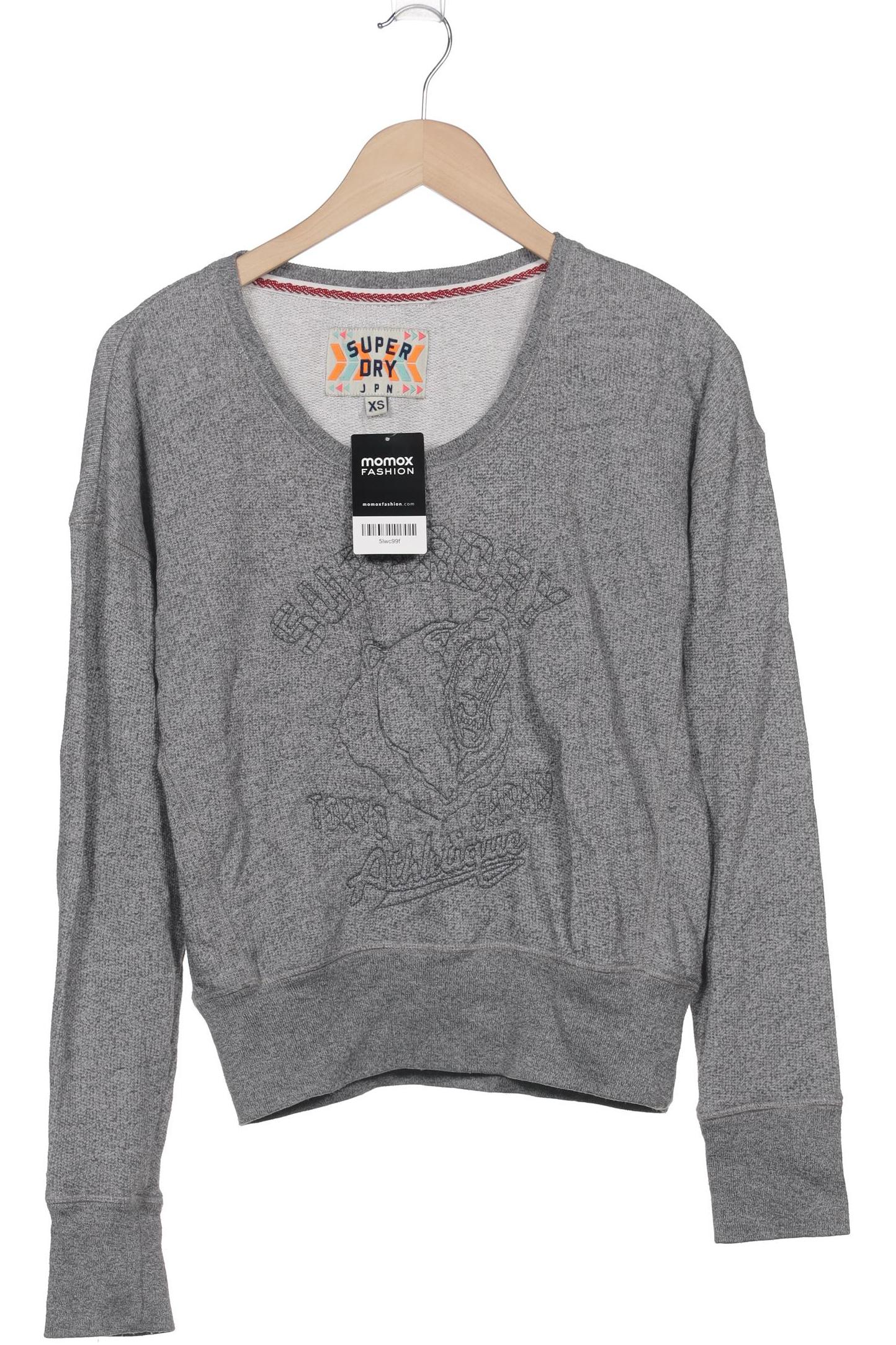 

Superdry Damen Sweatshirt, grau, Gr. 34