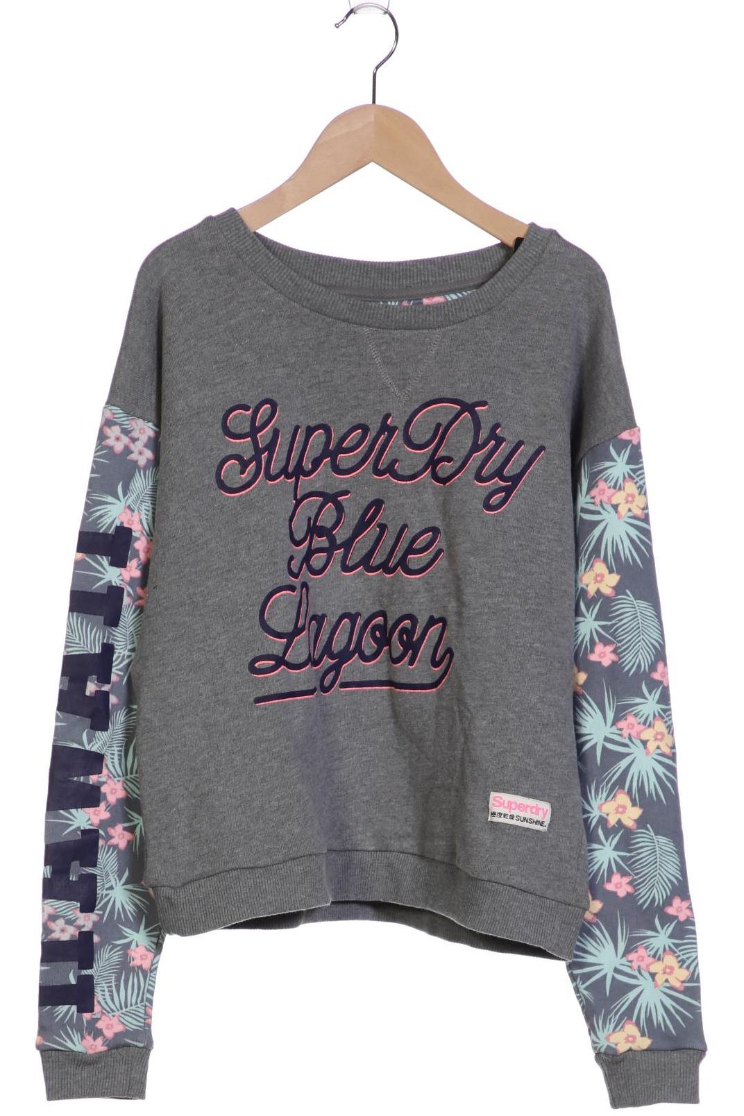 

Superdry Damen Sweatshirt, grau, Gr. 34