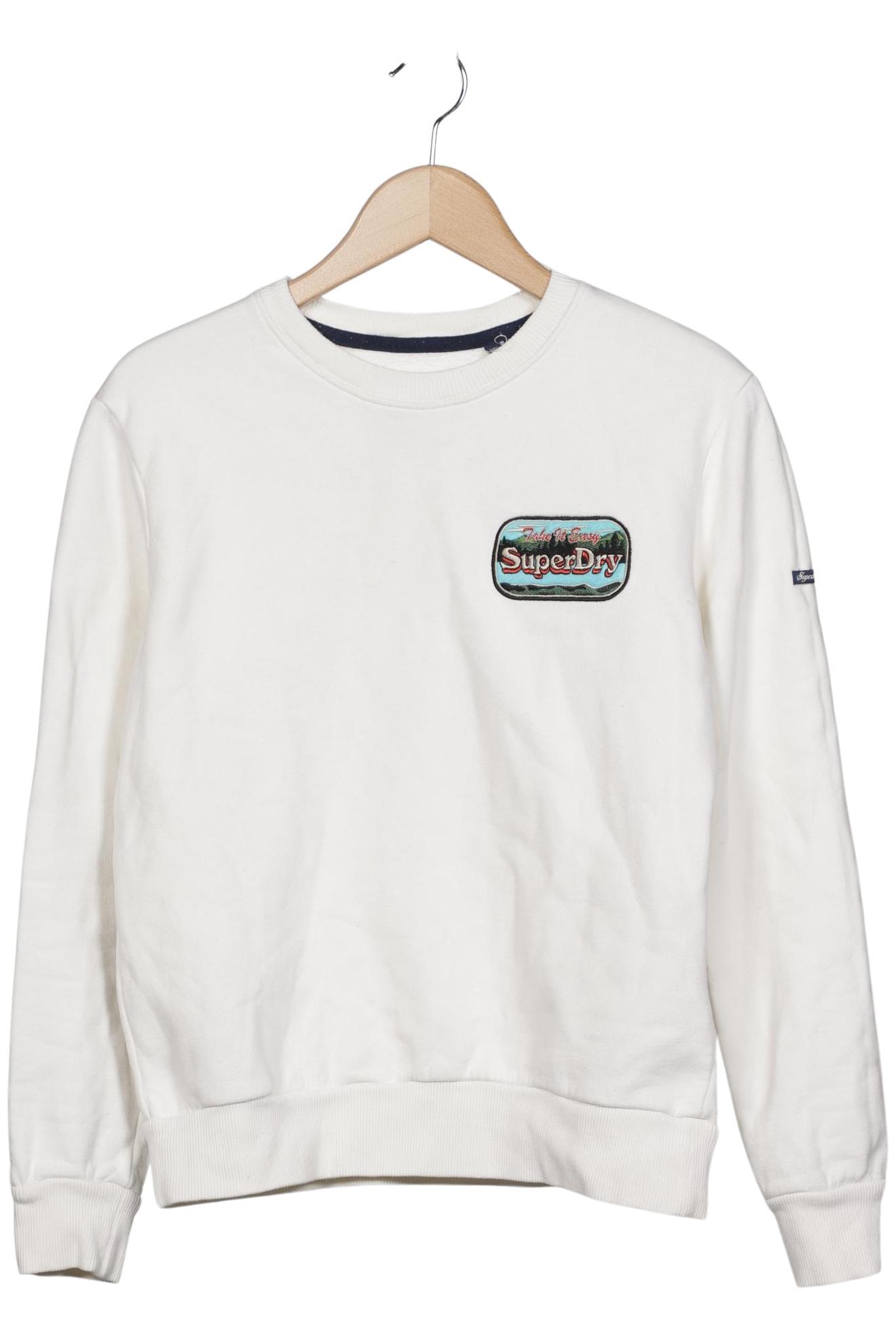 

Superdry Damen Sweatshirt, weiß, Gr. 36