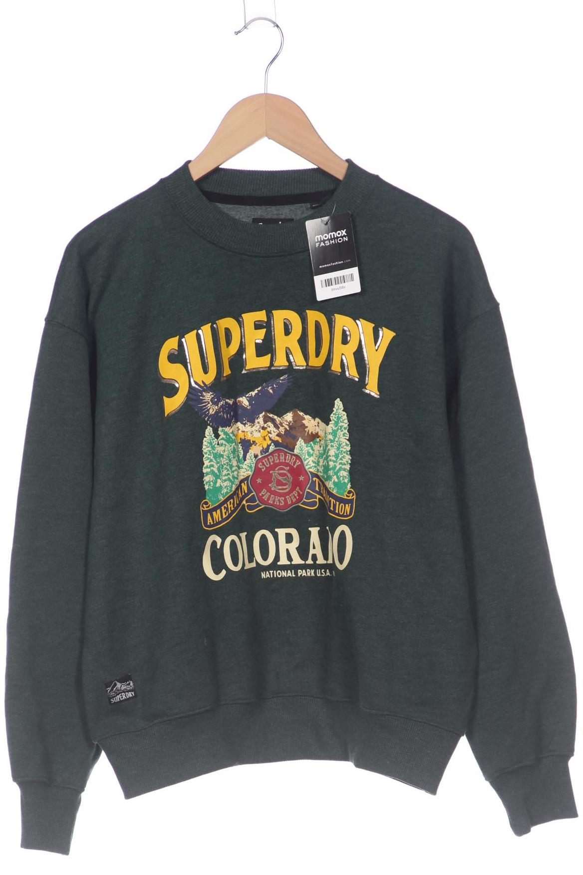 

Superdry Damen Sweatshirt, grün, Gr. 40