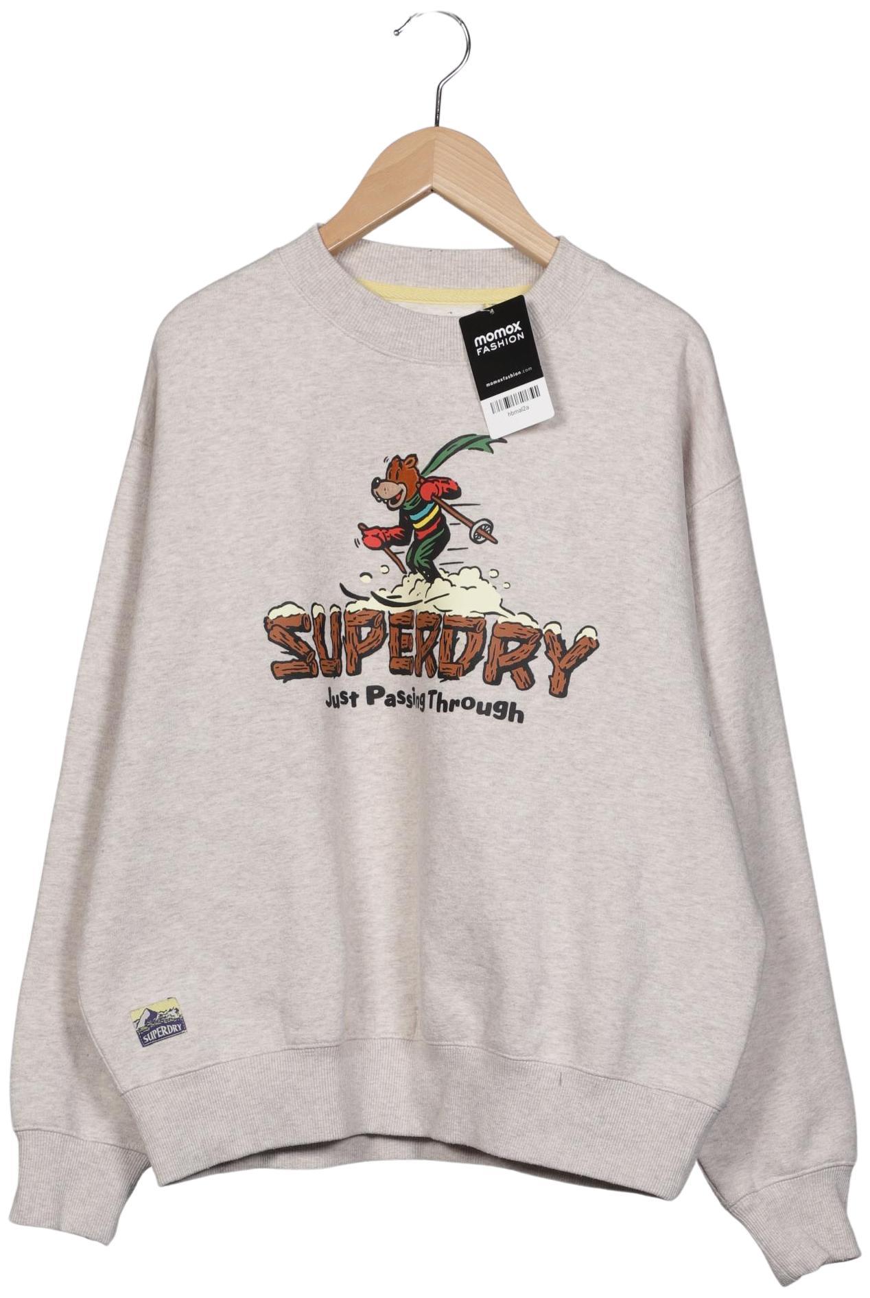 

Superdry Damen Sweatshirt, beige, Gr. 40
