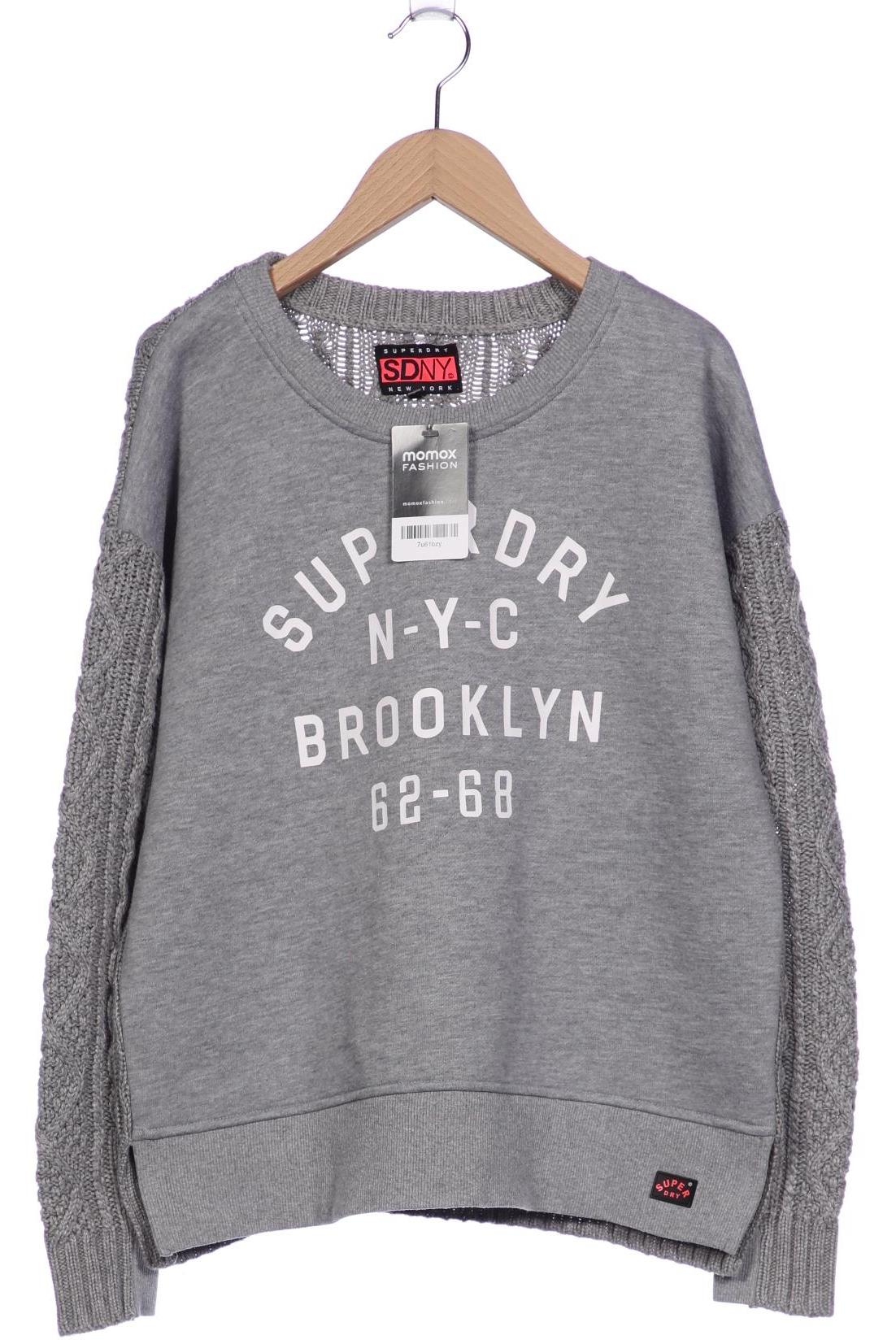 

Superdry Damen Sweatshirt, grau, Gr. 34