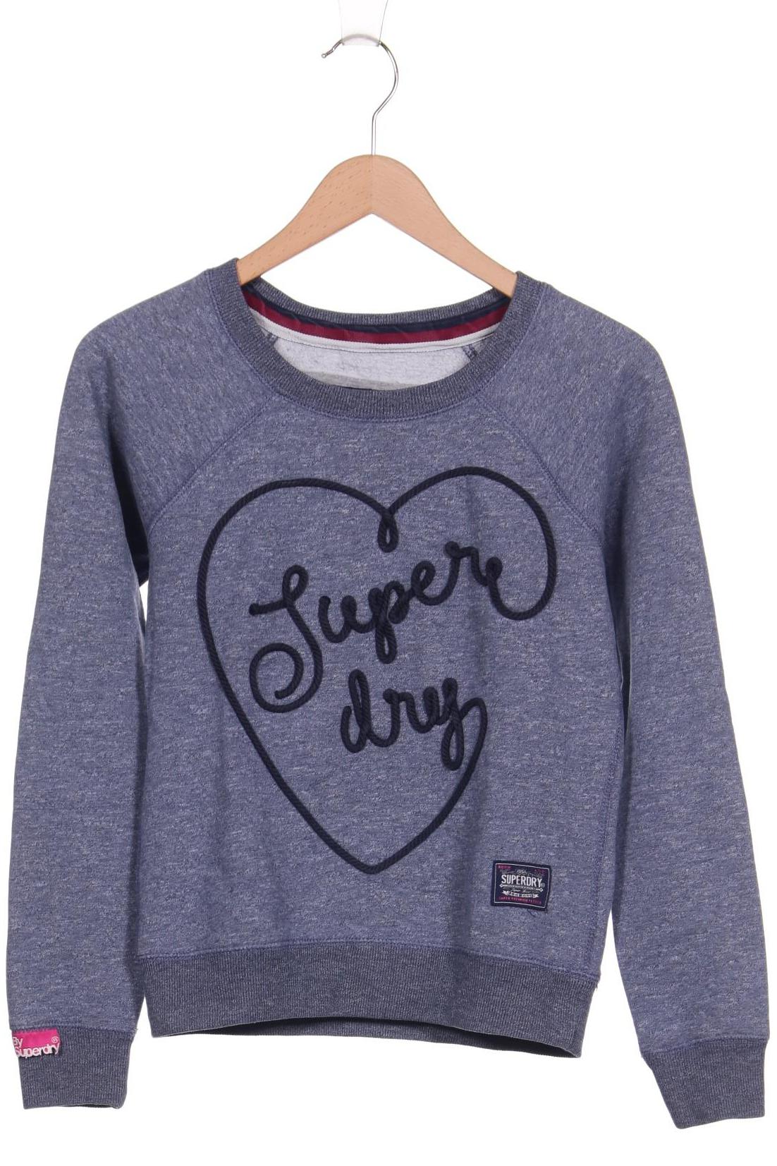 

Superdry Damen Sweatshirt, blau, Gr. 34