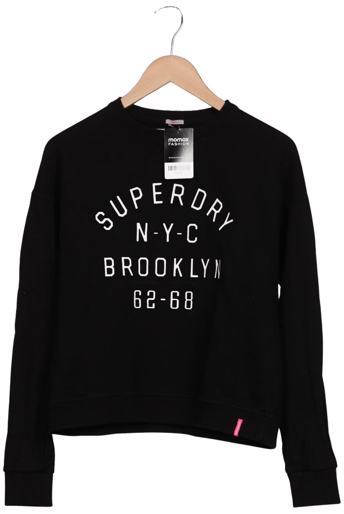 

Superdry Damen Sweatshirt, schwarz, Gr. 34