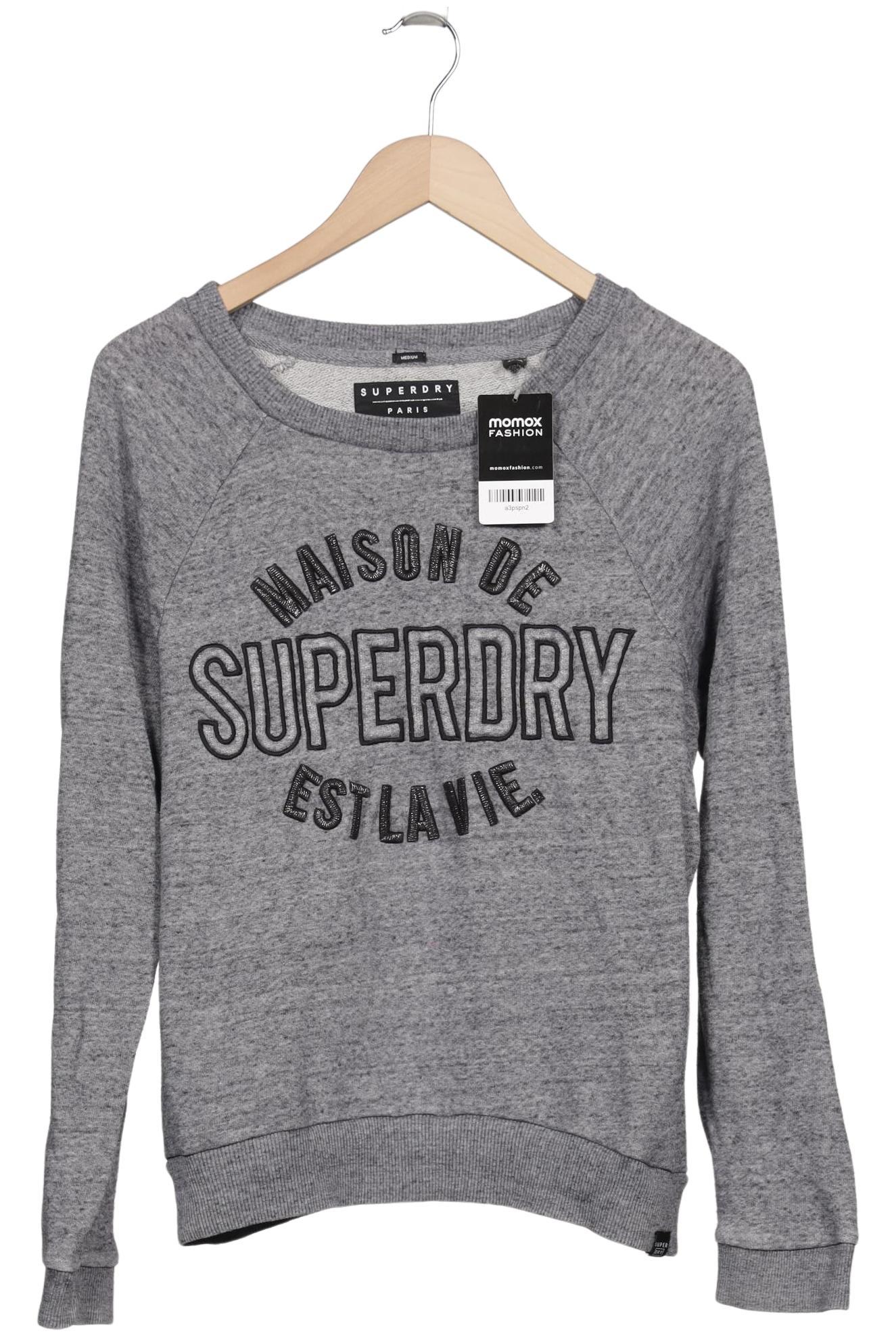 

Superdry Damen Sweatshirt, grau, Gr. 38