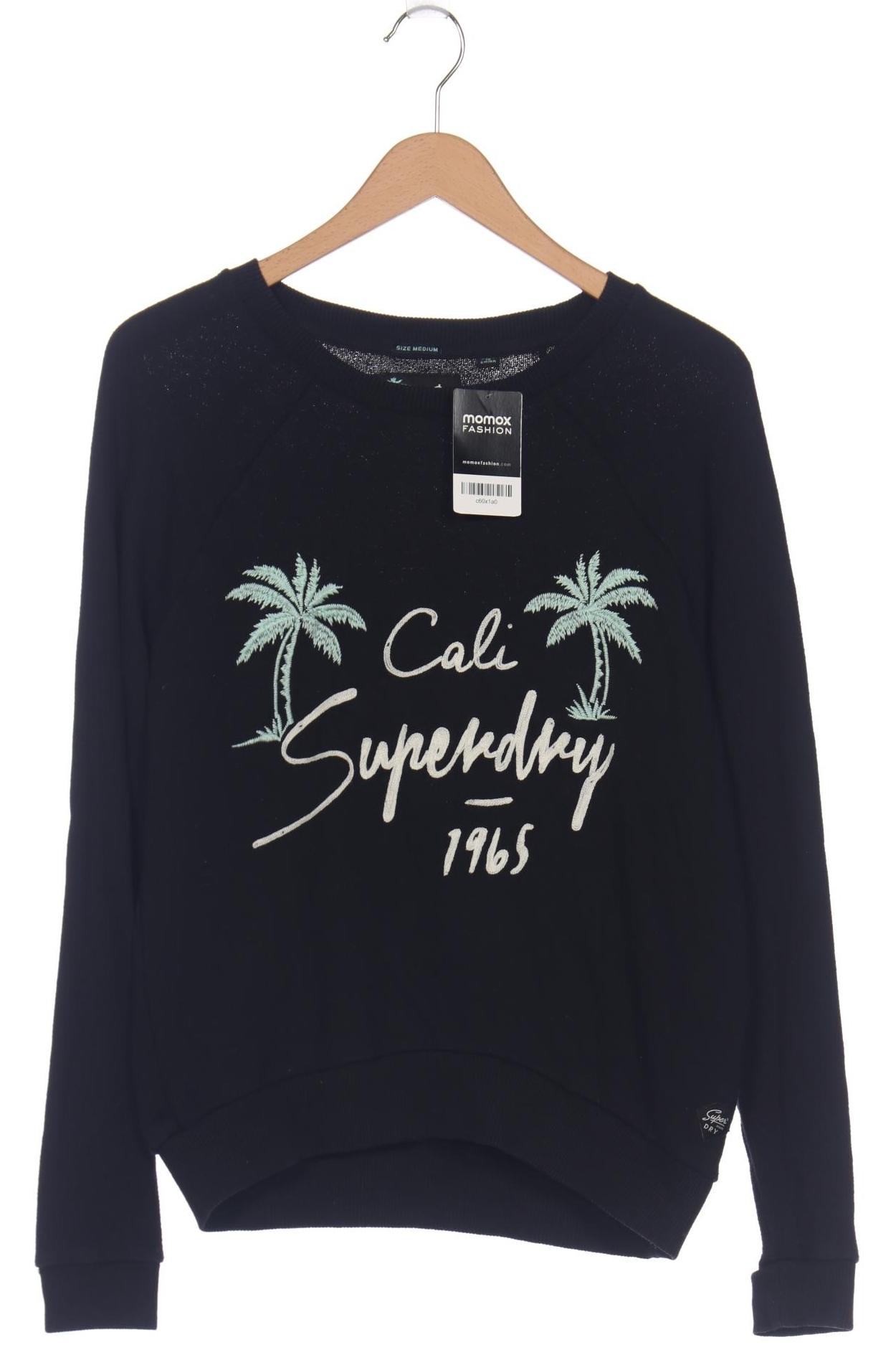 

Superdry Damen Sweatshirt, schwarz, Gr. 38