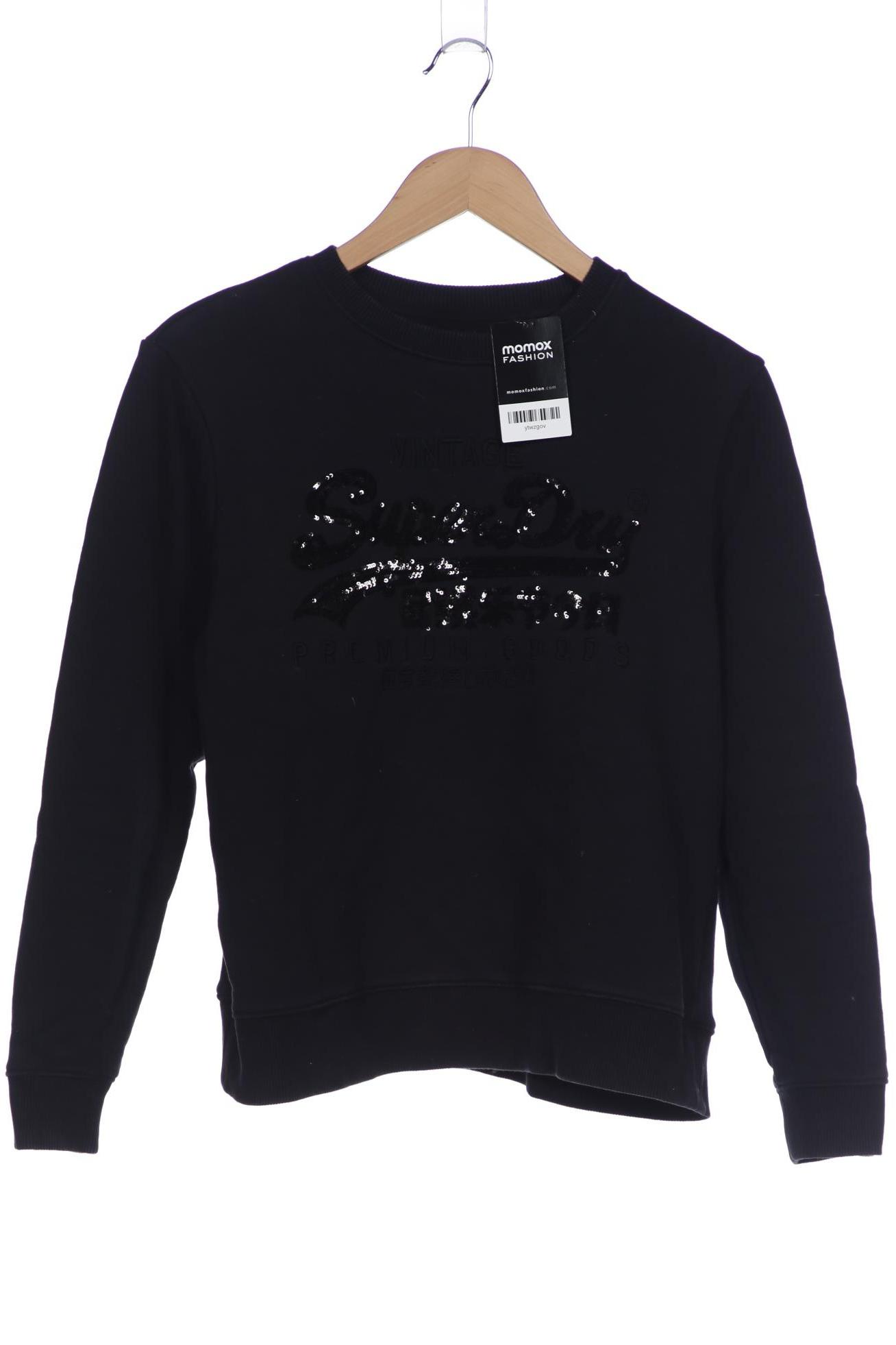 

Superdry Damen Sweatshirt, schwarz, Gr. 38
