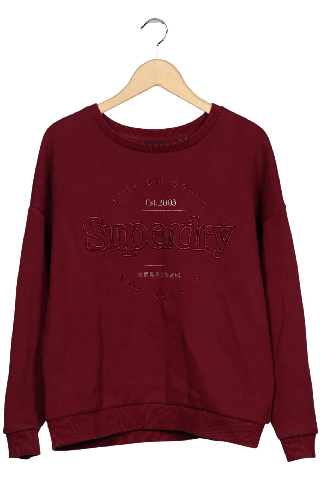 

Superdry Damen Sweatshirt, bordeaux, Gr. 42