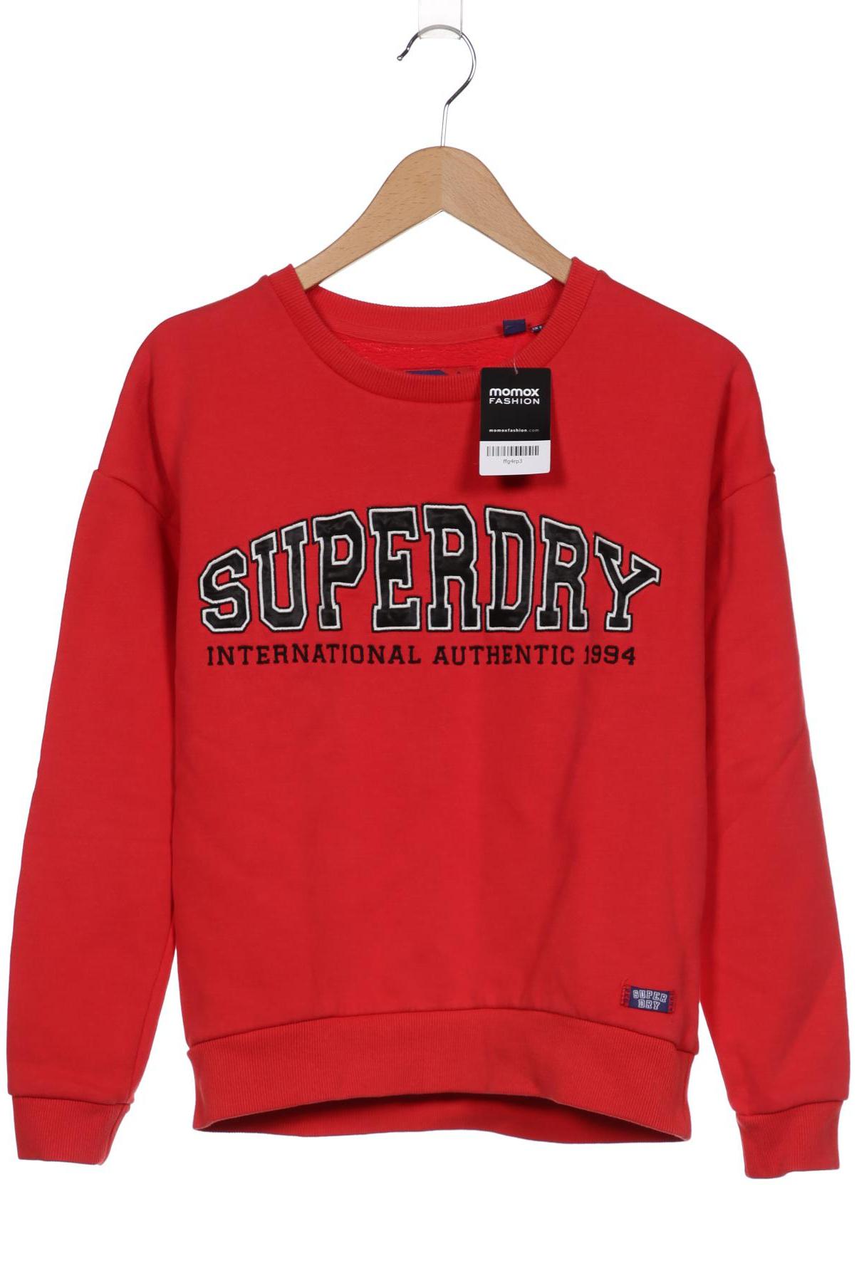 

Superdry Damen Sweatshirt, rot, Gr. 36