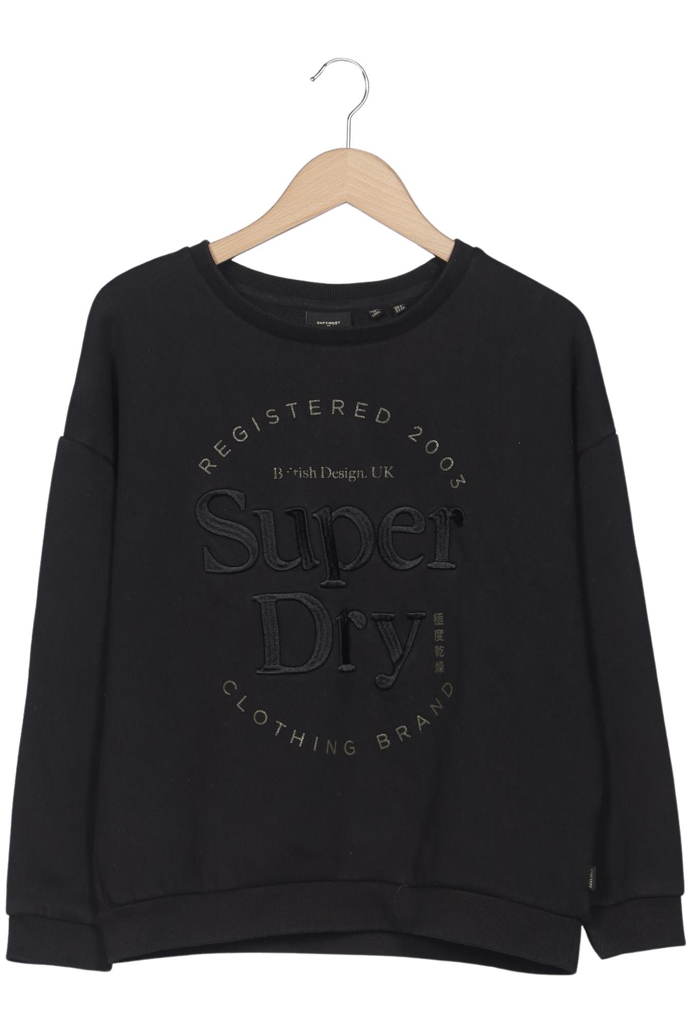 

Superdry Damen Sweatshirt, schwarz, Gr. 40