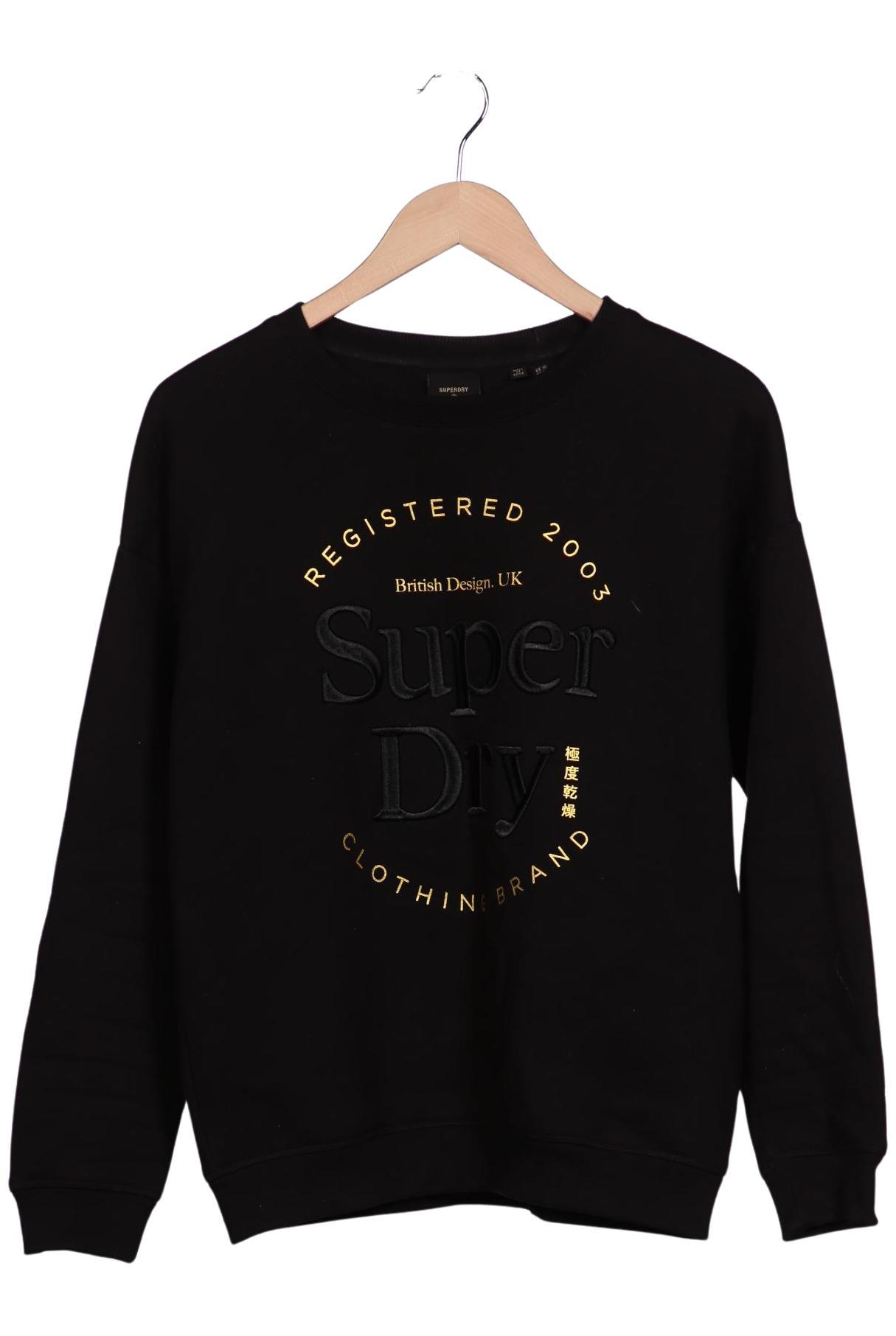 

Superdry Damen Sweatshirt, schwarz, Gr. 38