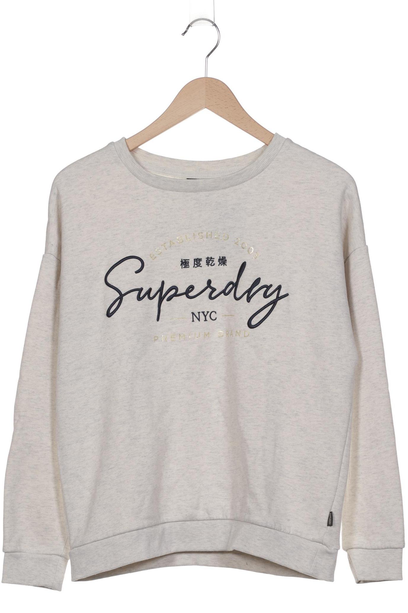 

Superdry Damen Sweatshirt, cremeweiß, Gr. 38