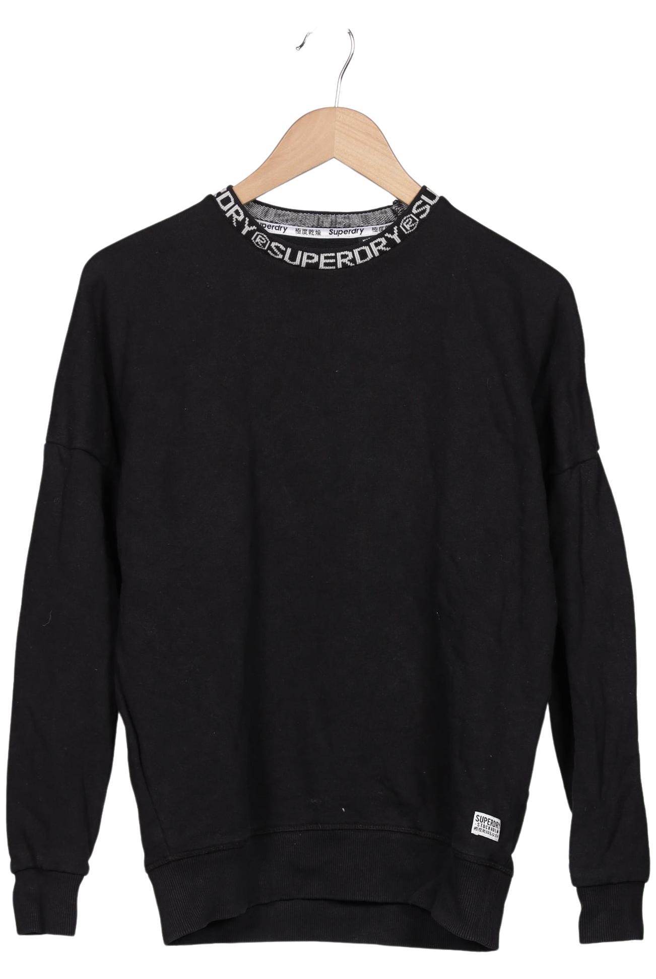 

Superdry Damen Sweatshirt, schwarz, Gr. 34