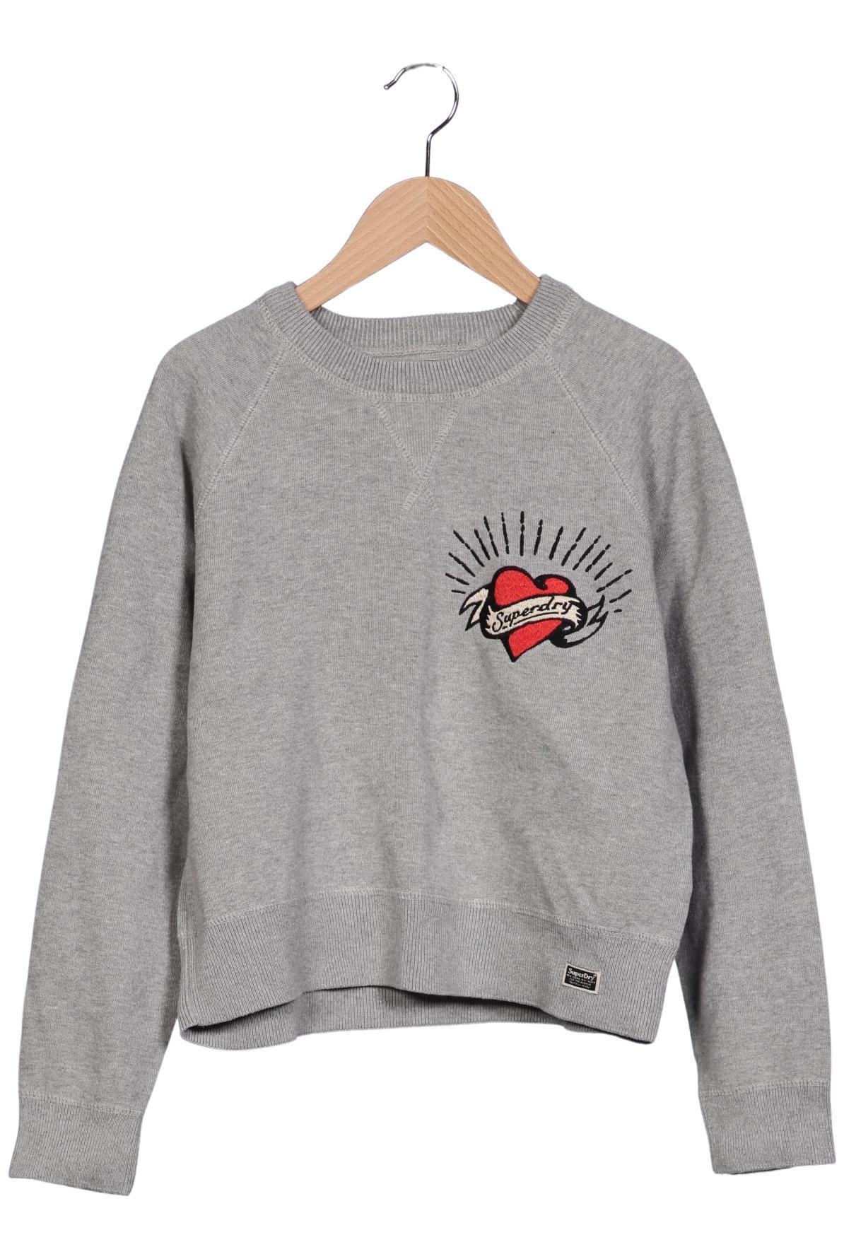 

Superdry Damen Sweatshirt, grau, Gr. 36