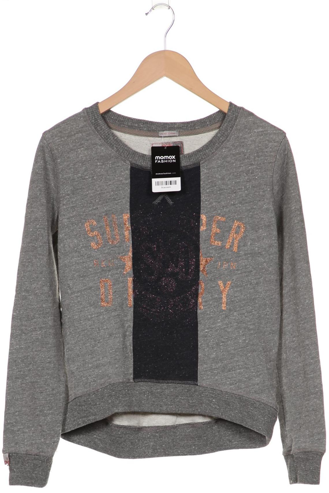 

Superdry Damen Sweatshirt, grau, Gr. 34