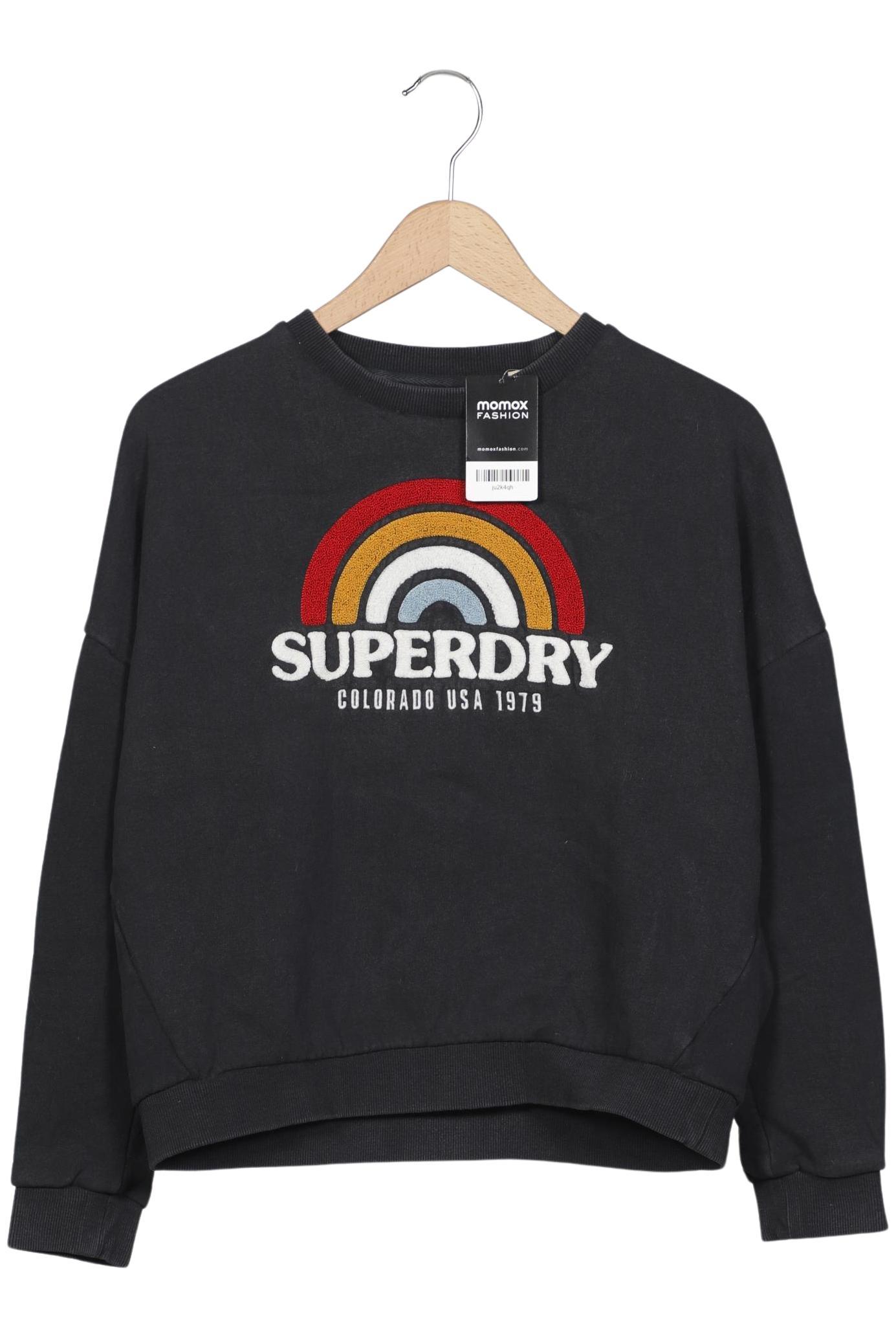 

Superdry Damen Sweatshirt, schwarz, Gr. 40