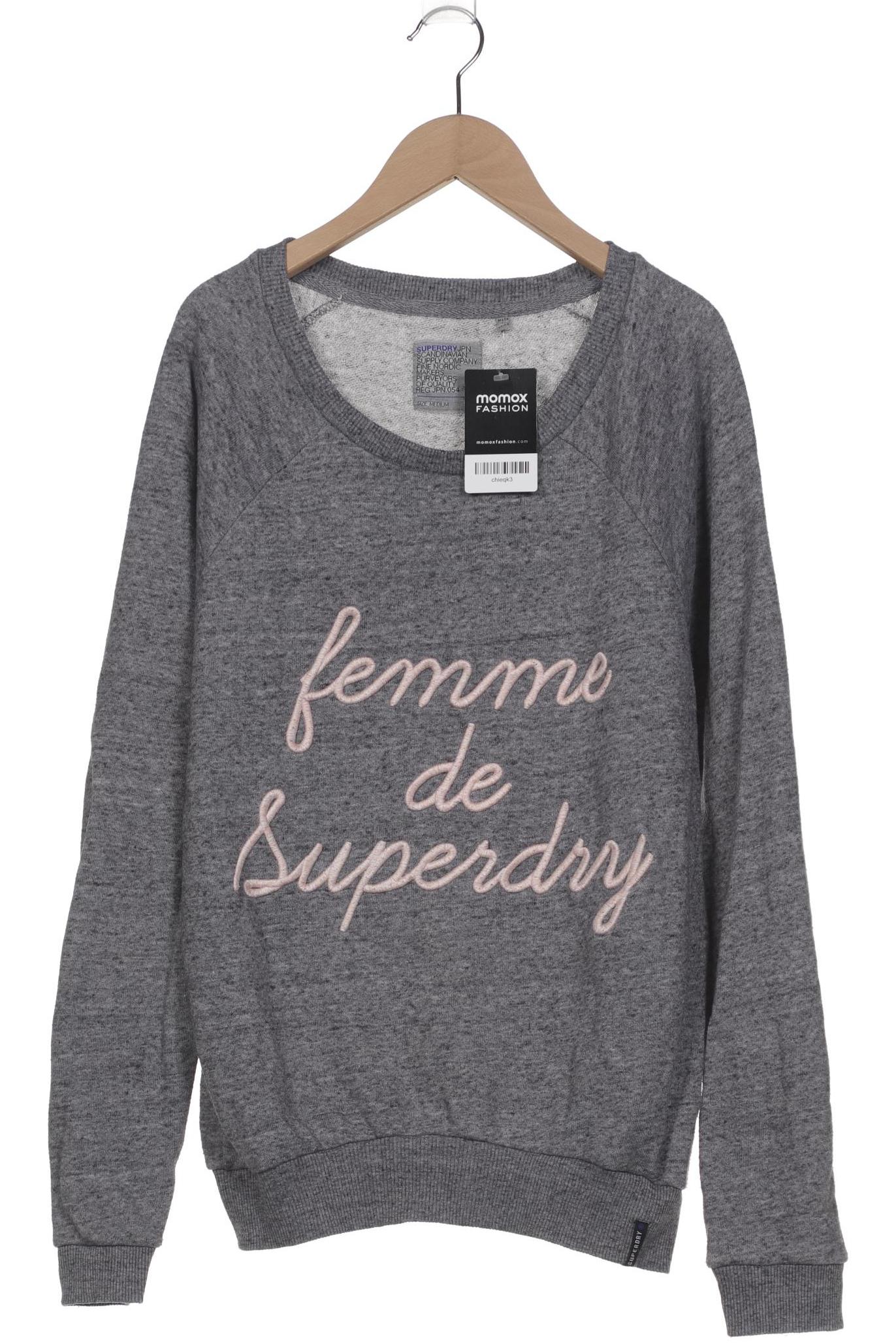 

Superdry Damen Sweatshirt, grau, Gr. 38