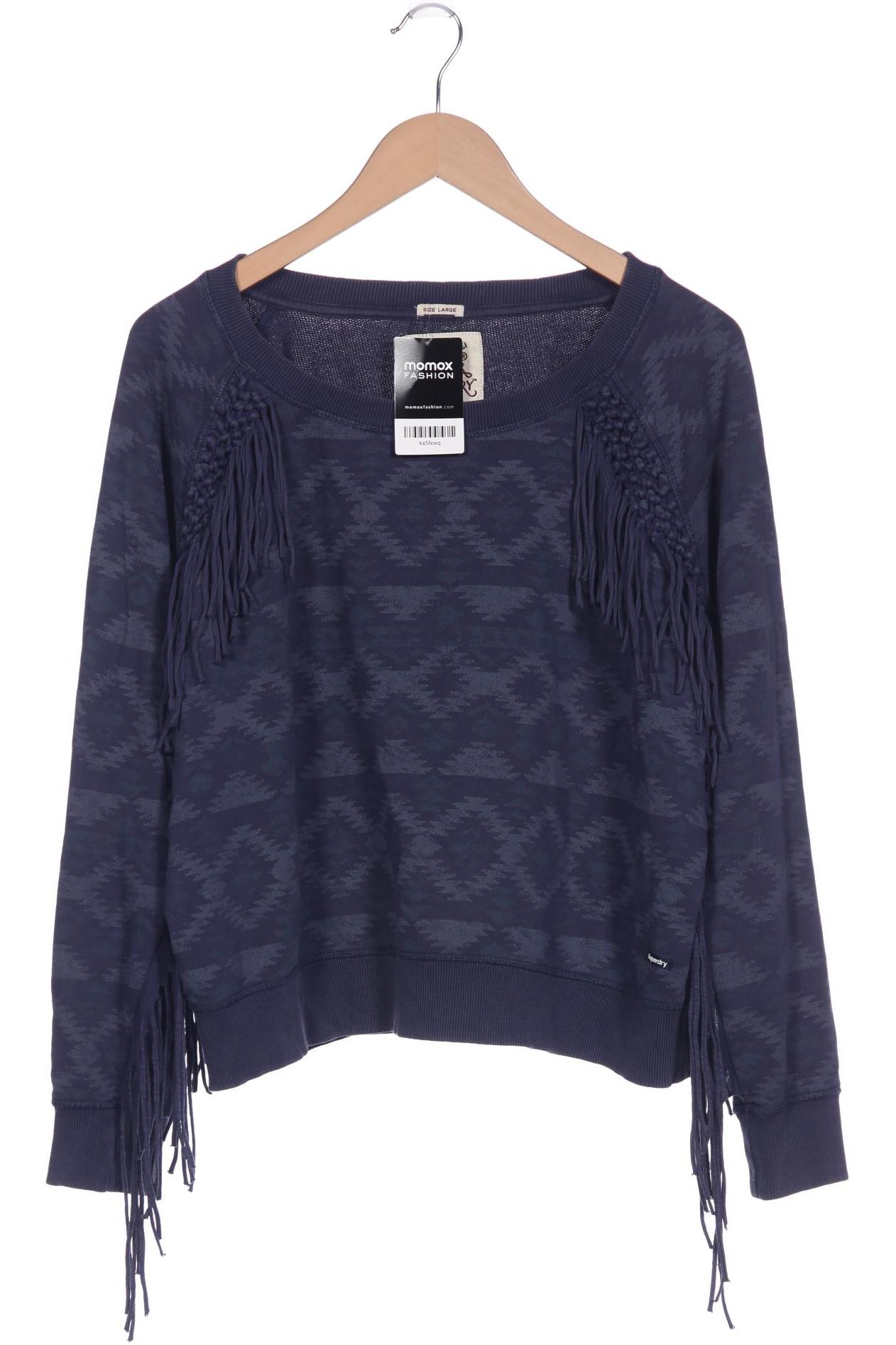 

Superdry Damen Sweatshirt, blau, Gr. 42