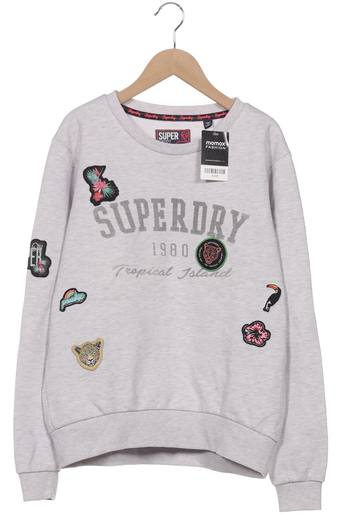 

Superdry Damen Sweatshirt, grau, Gr. 40