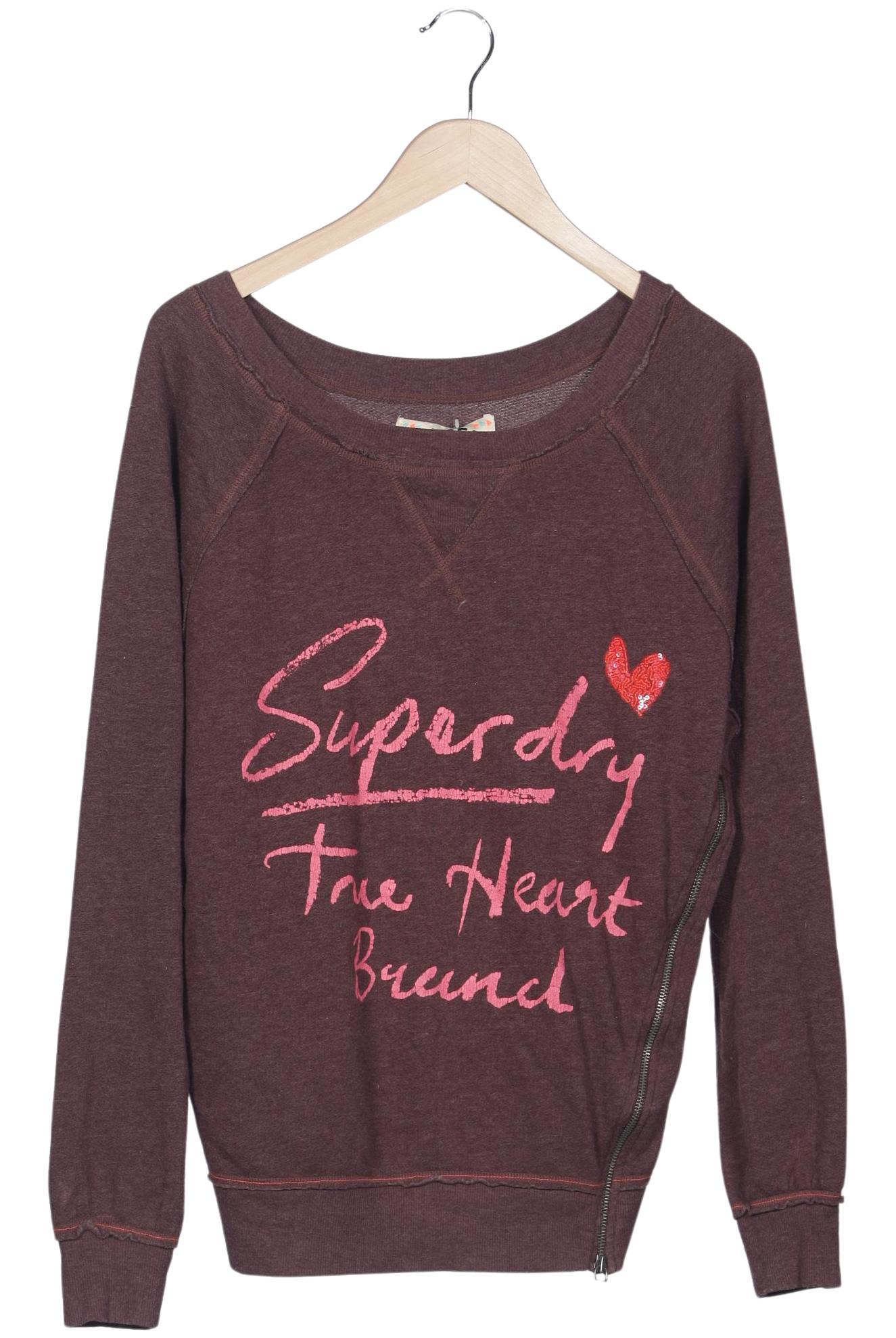 

Superdry Damen Sweatshirt, bordeaux, Gr. 36