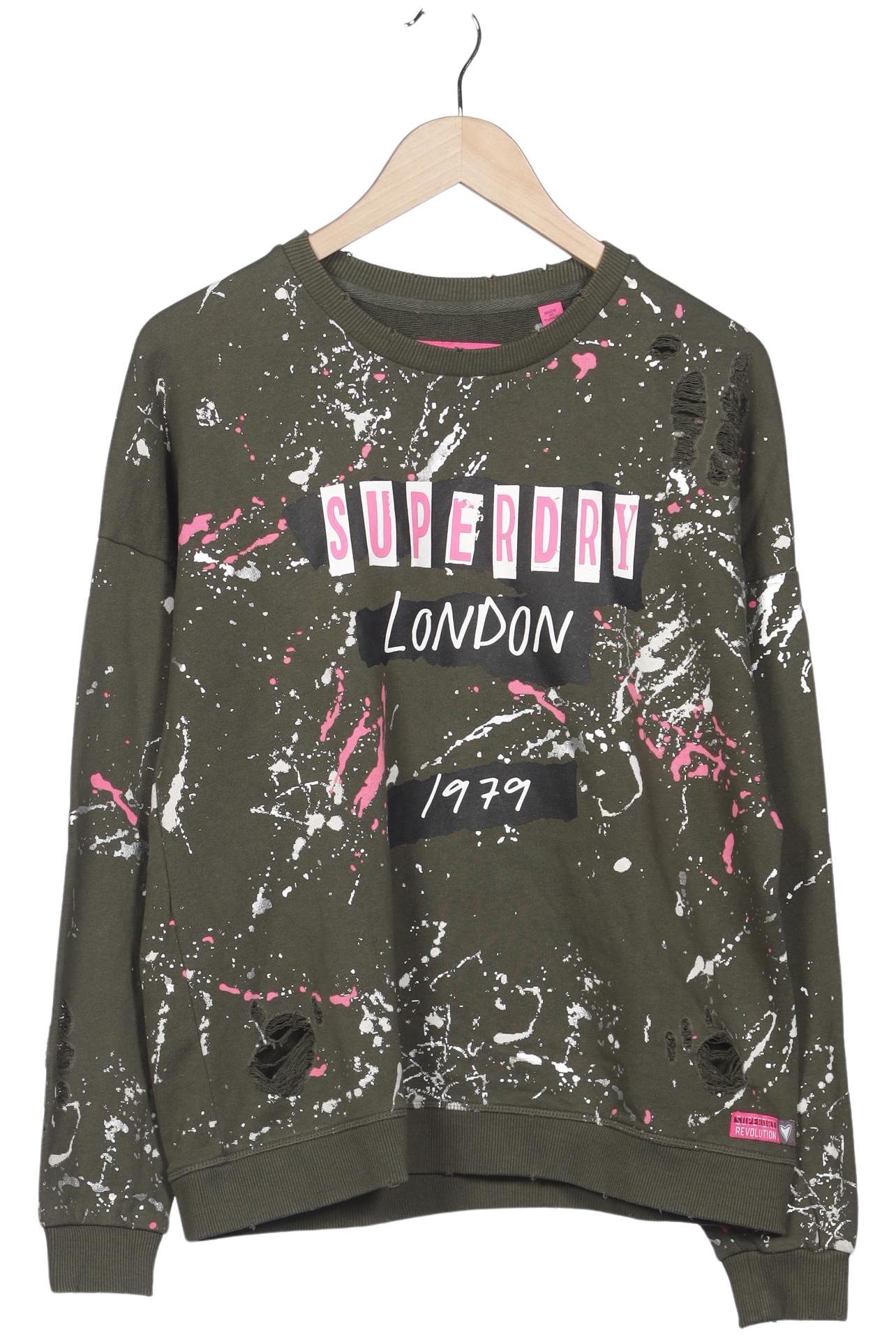 

Superdry Damen Sweatshirt, grün, Gr. 42