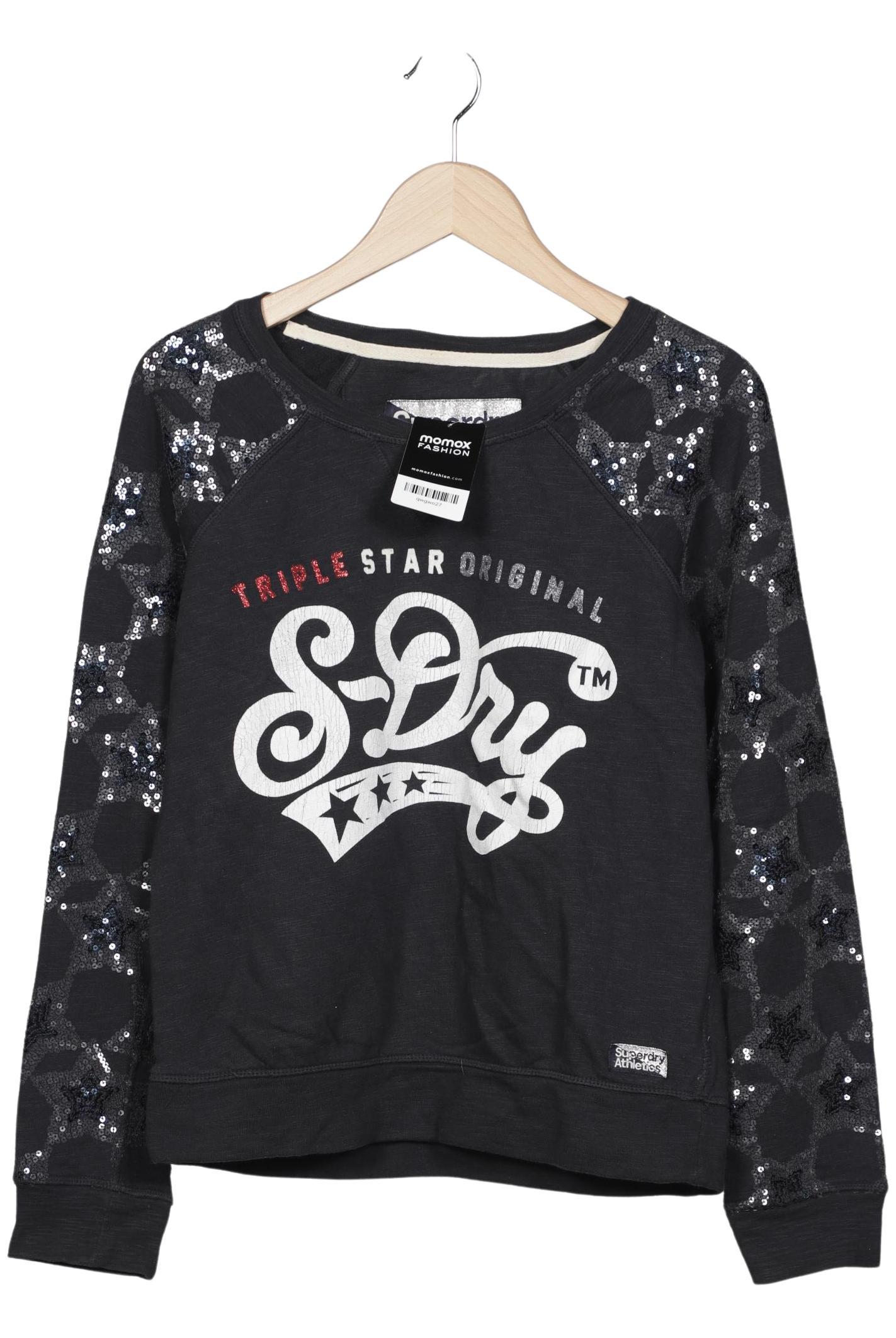 

Superdry Damen Sweatshirt, schwarz, Gr. 34