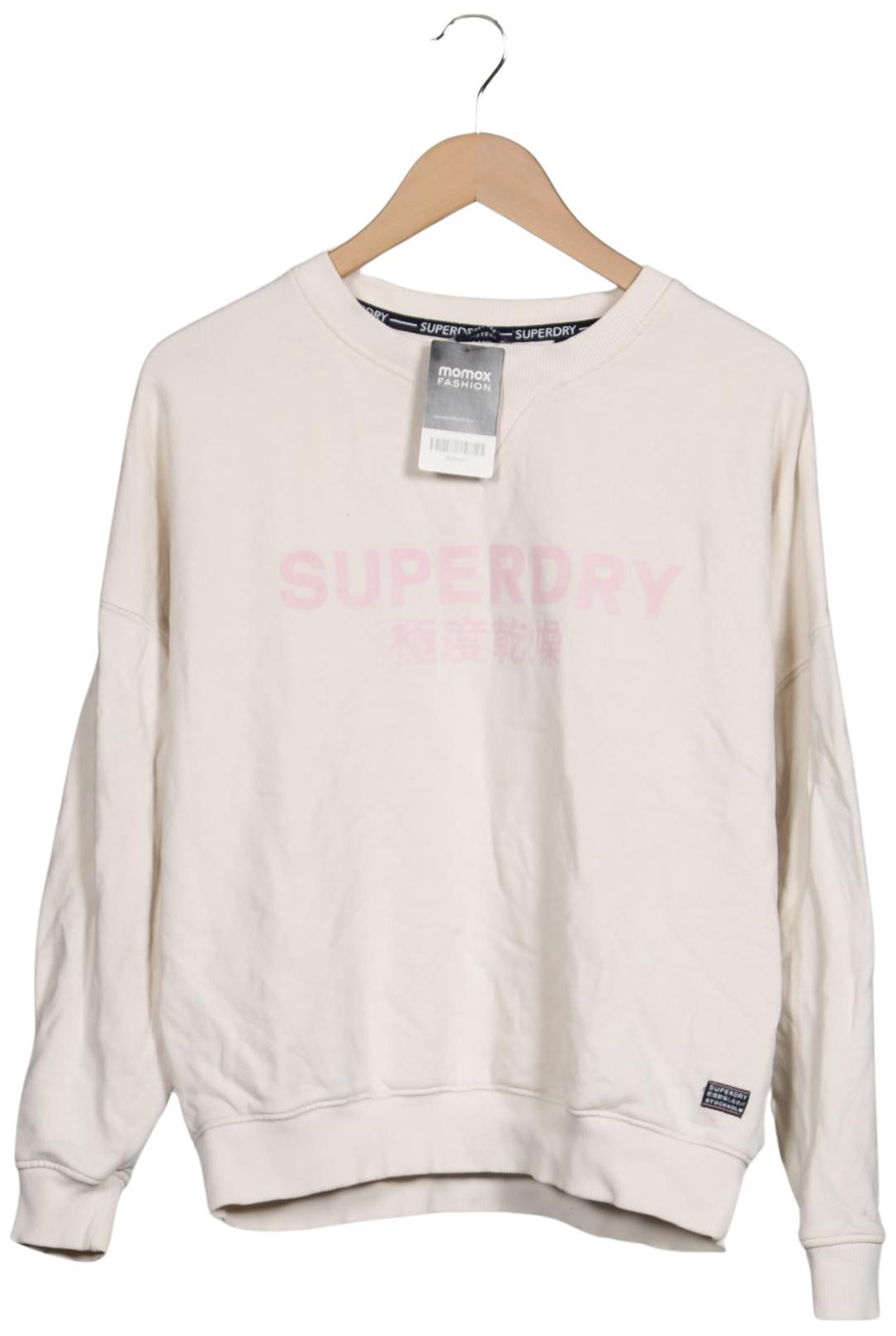 

Superdry Damen Sweatshirt, cremeweiß, Gr. 38