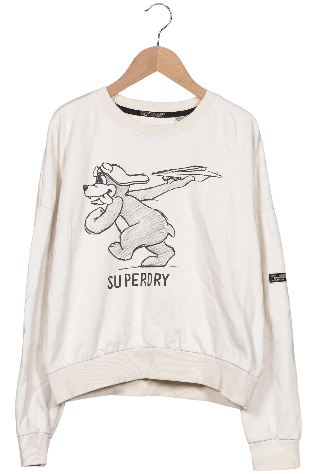 

Superdry Damen Sweatshirt, cremeweiß, Gr. 42