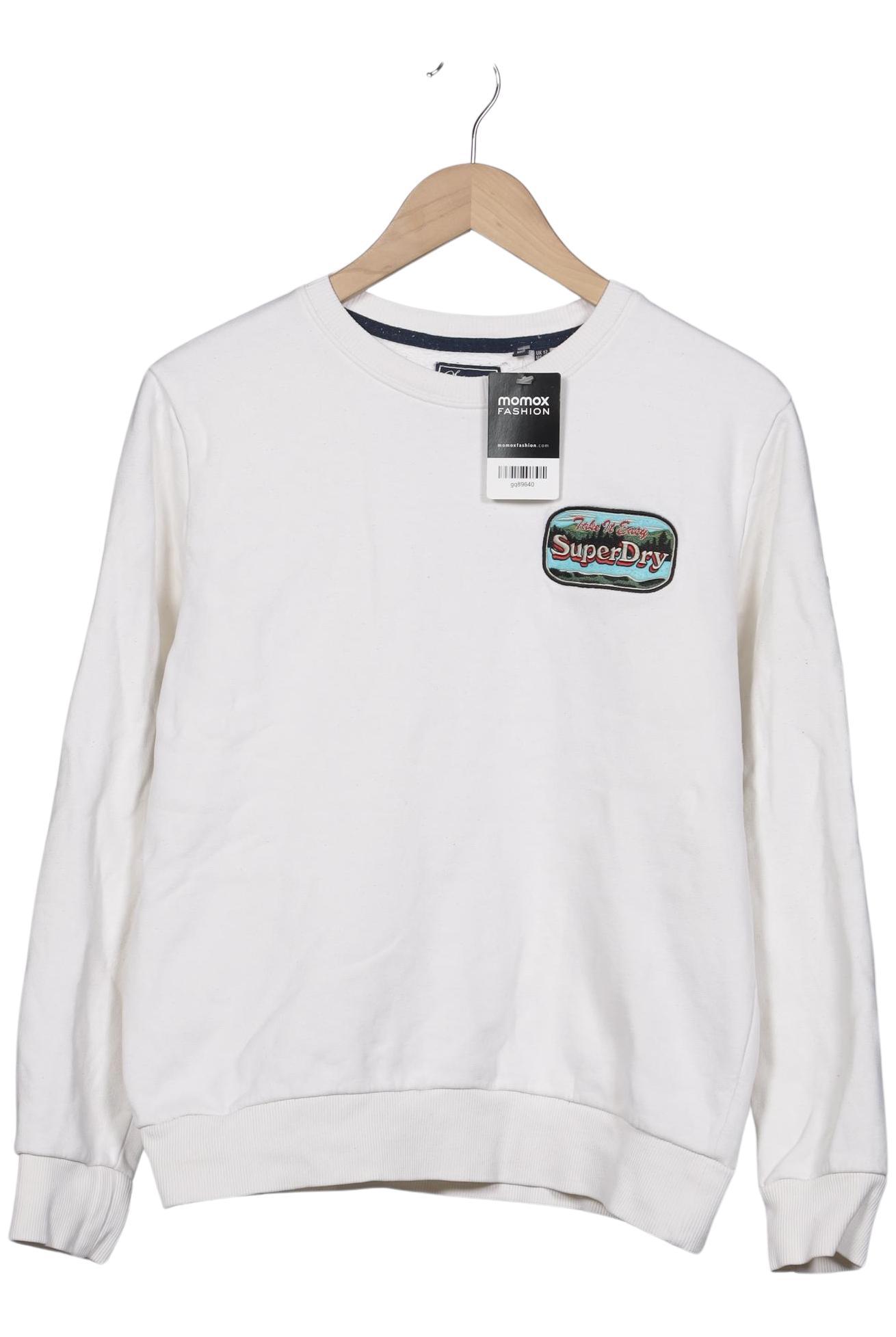 

Superdry Damen Sweatshirt, cremeweiß, Gr. 40