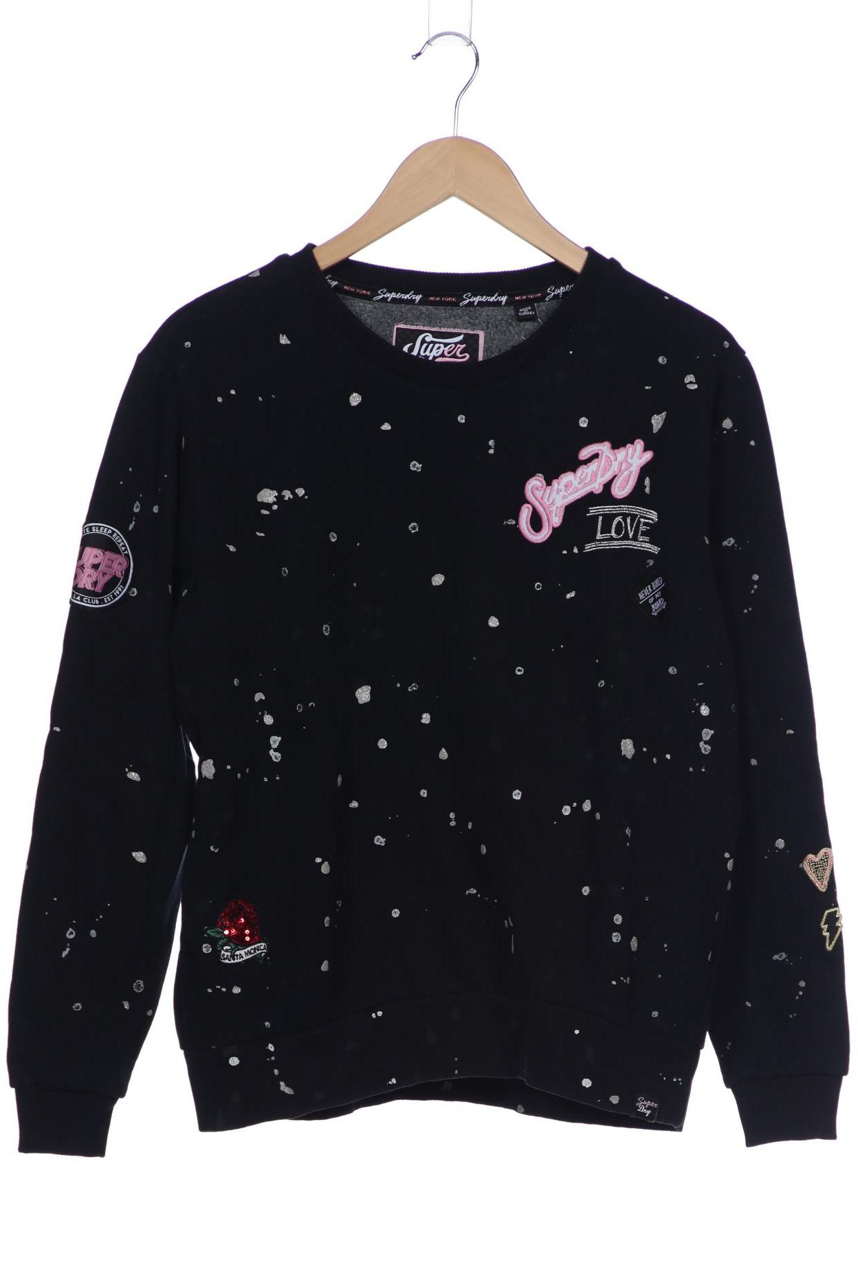 

Superdry Damen Sweatshirt, schwarz, Gr. 42