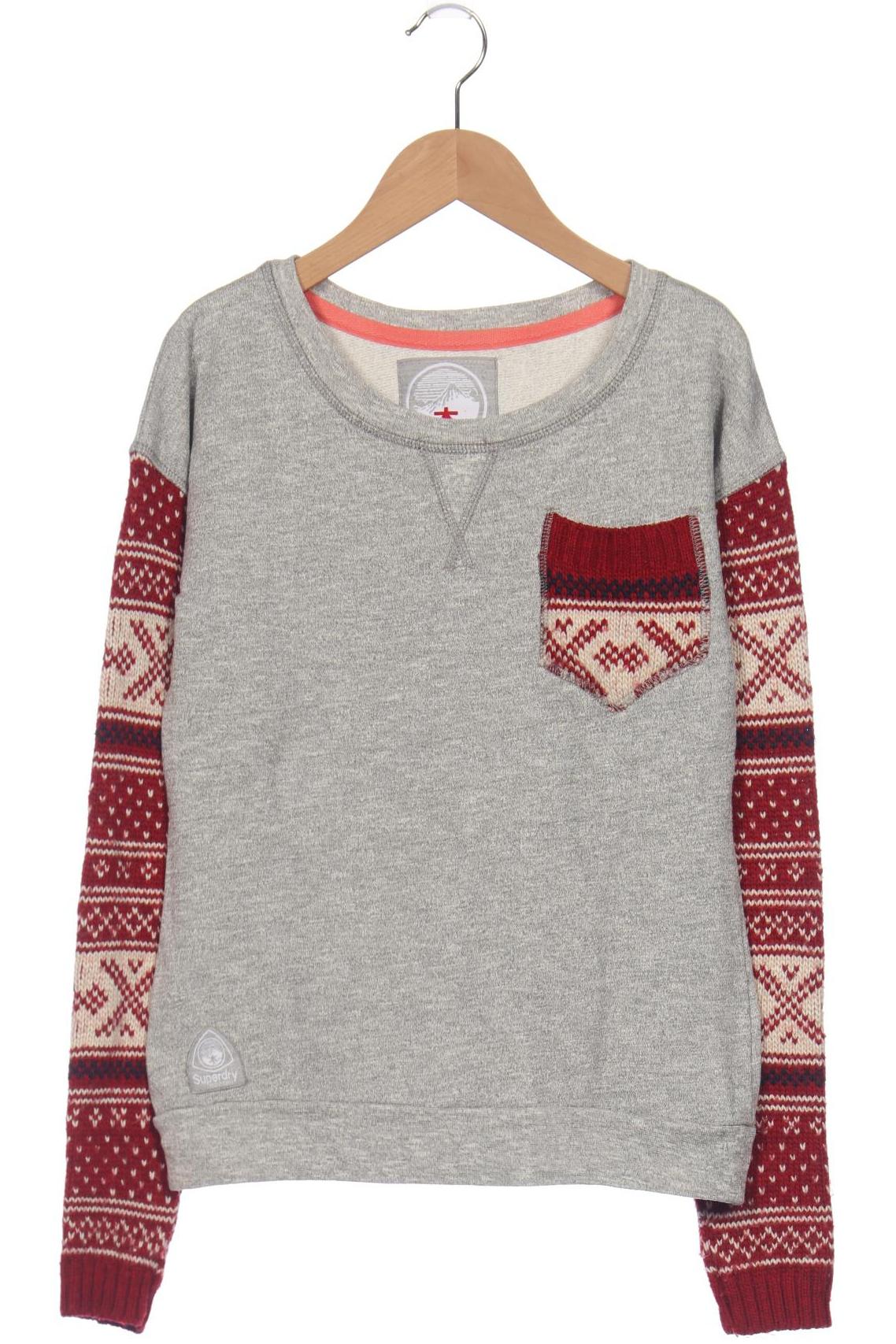 

Superdry Damen Sweatshirt, grau, Gr. 34