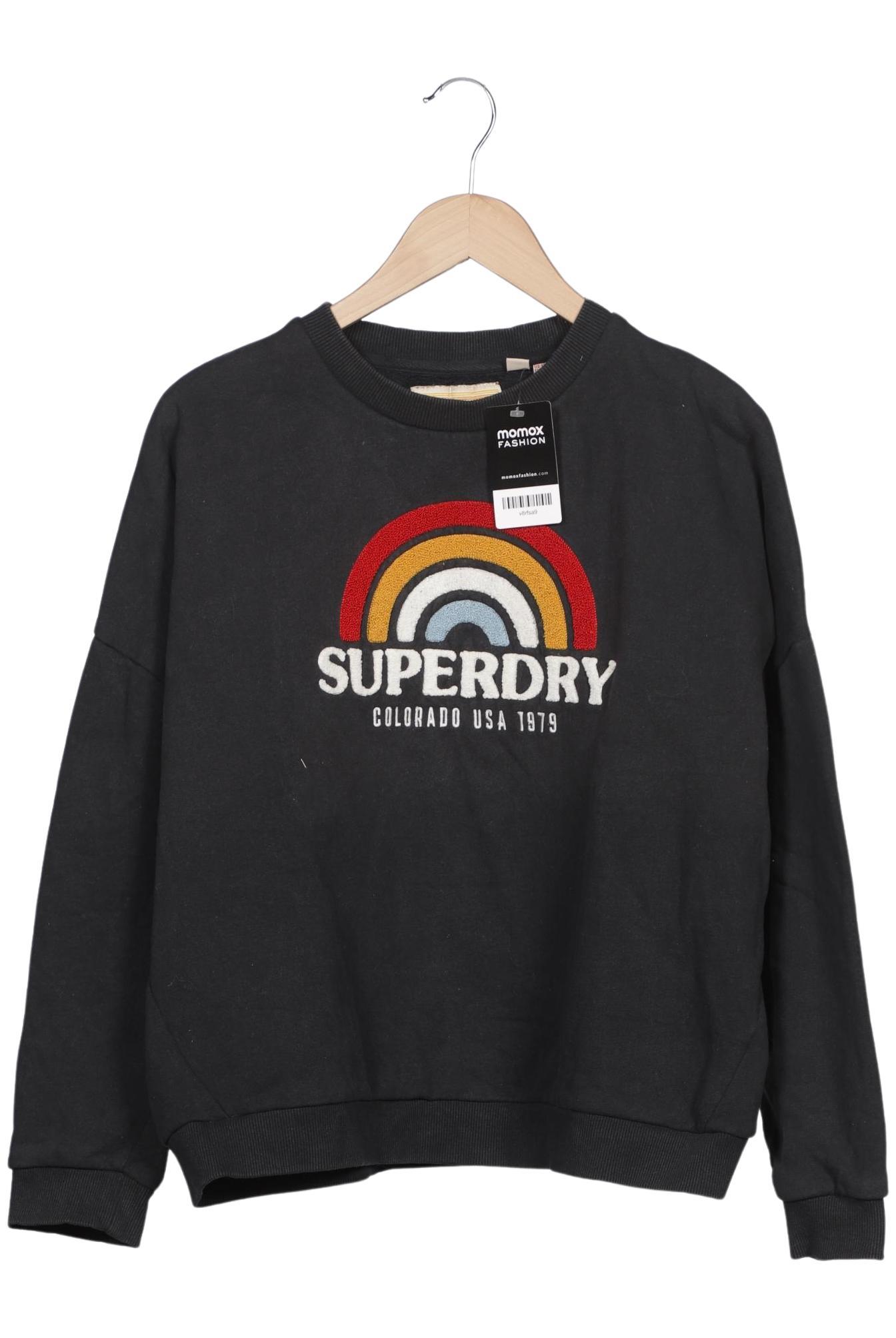 

Superdry Damen Sweatshirt, schwarz, Gr. 44