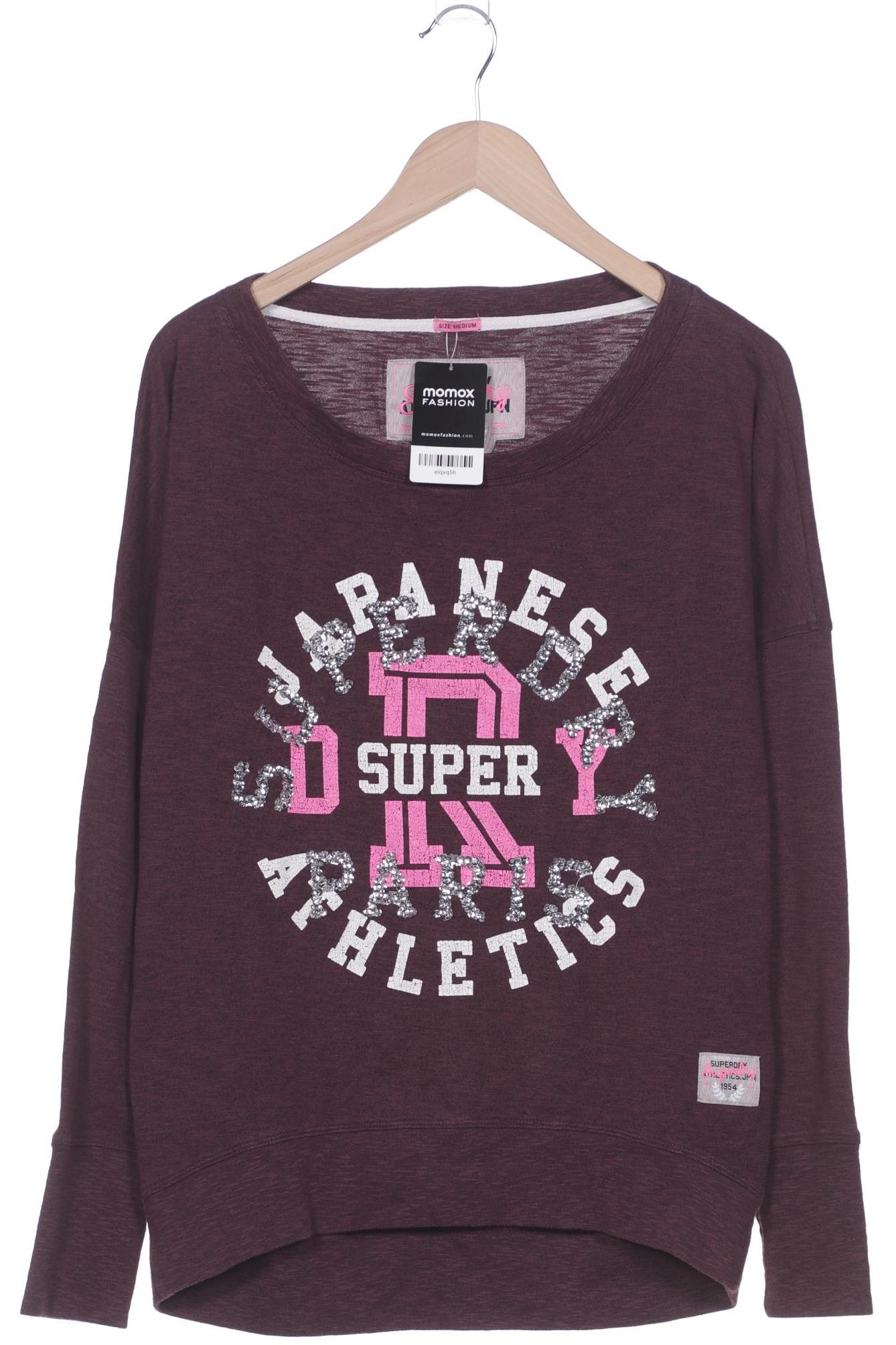 

Superdry Damen Sweatshirt, bordeaux, Gr. 38
