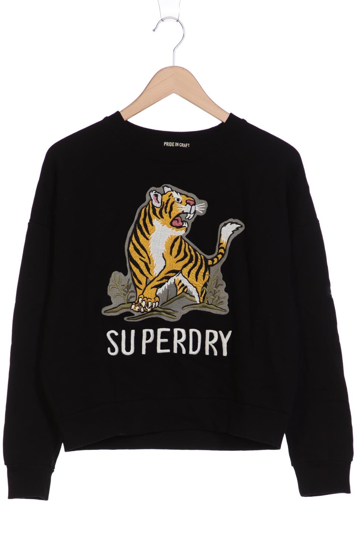 

Superdry Damen Sweatshirt, schwarz