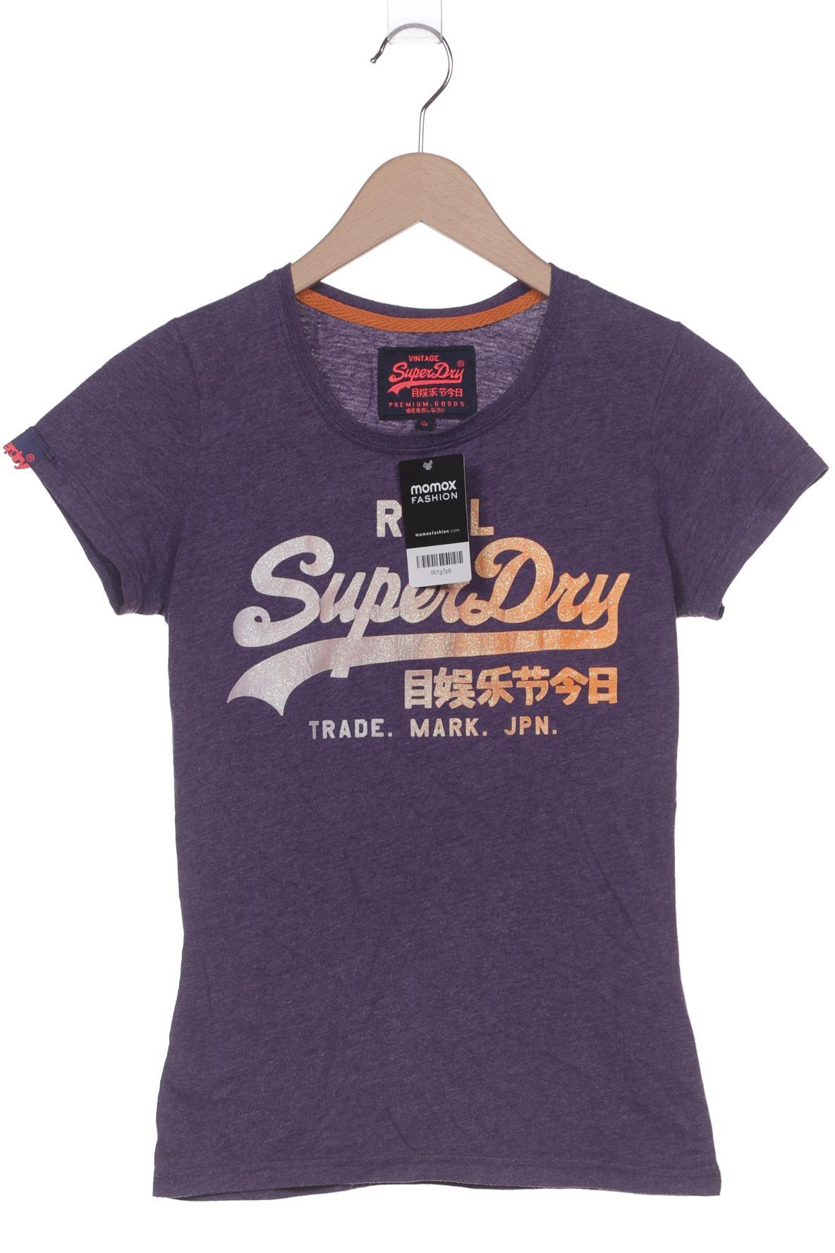 

Superdry Damen T-Shirt, flieder, Gr. 36