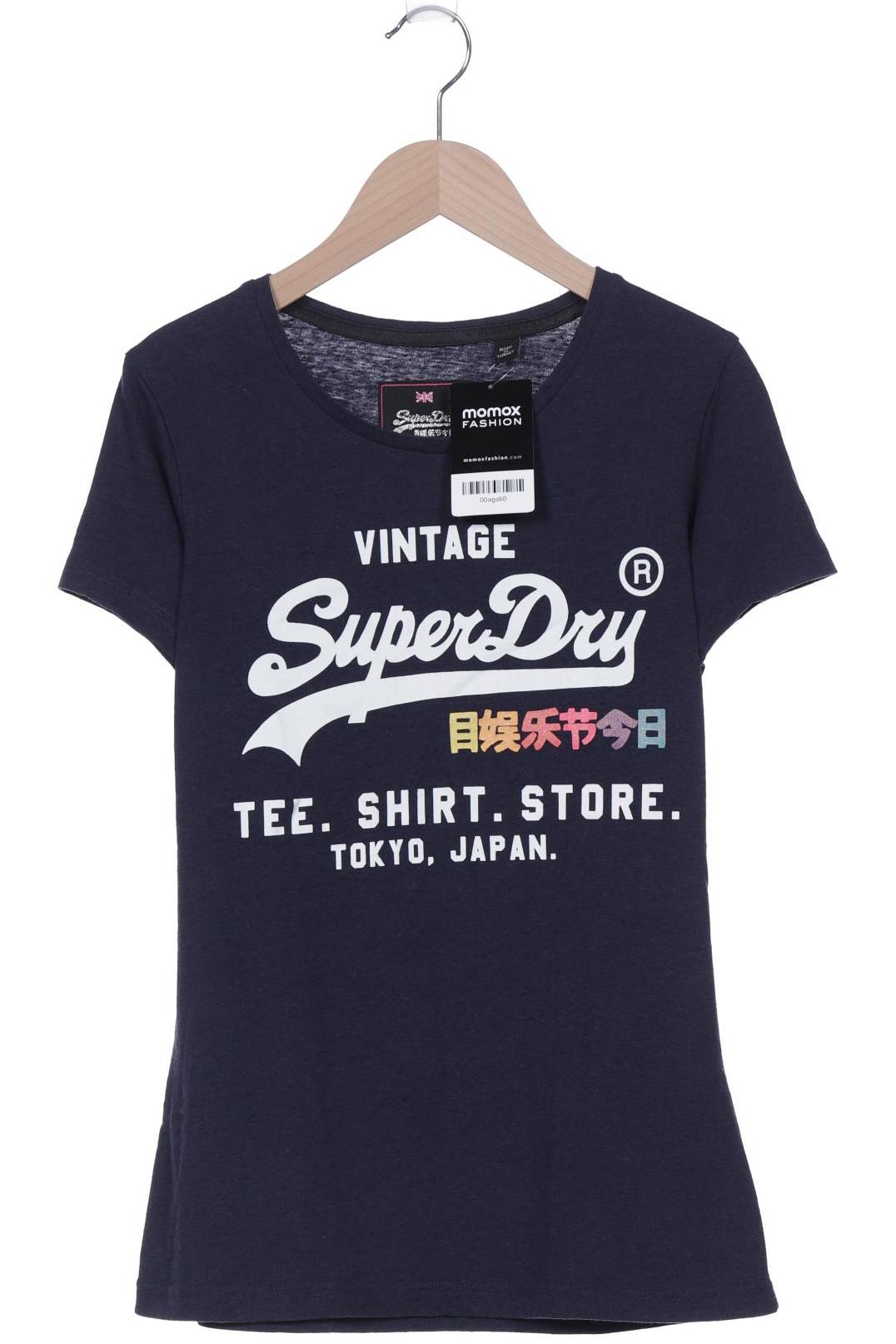 

Superdry Damen T-Shirt, marineblau, Gr. 38