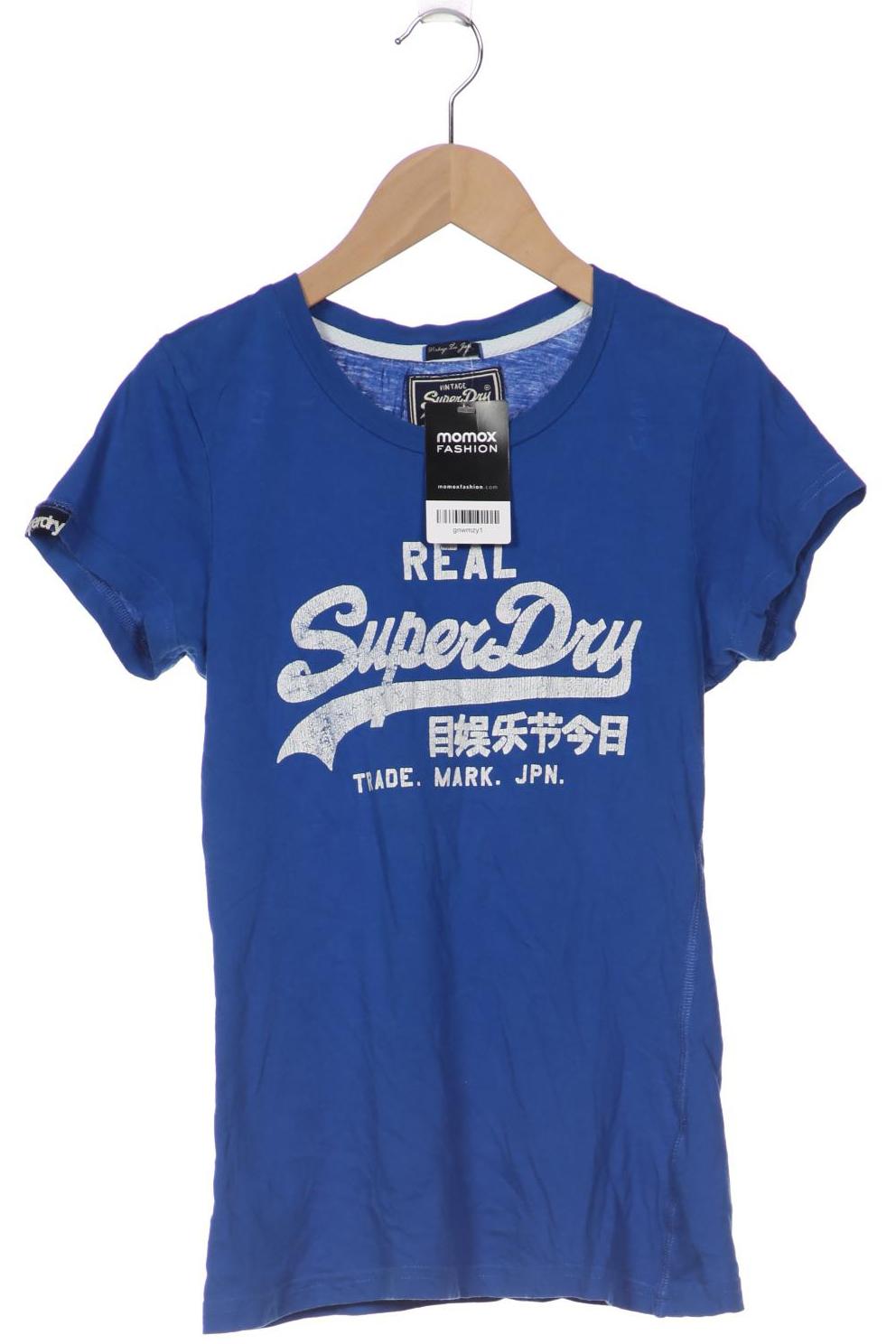 

Superdry Damen T-Shirt, blau, Gr. 36