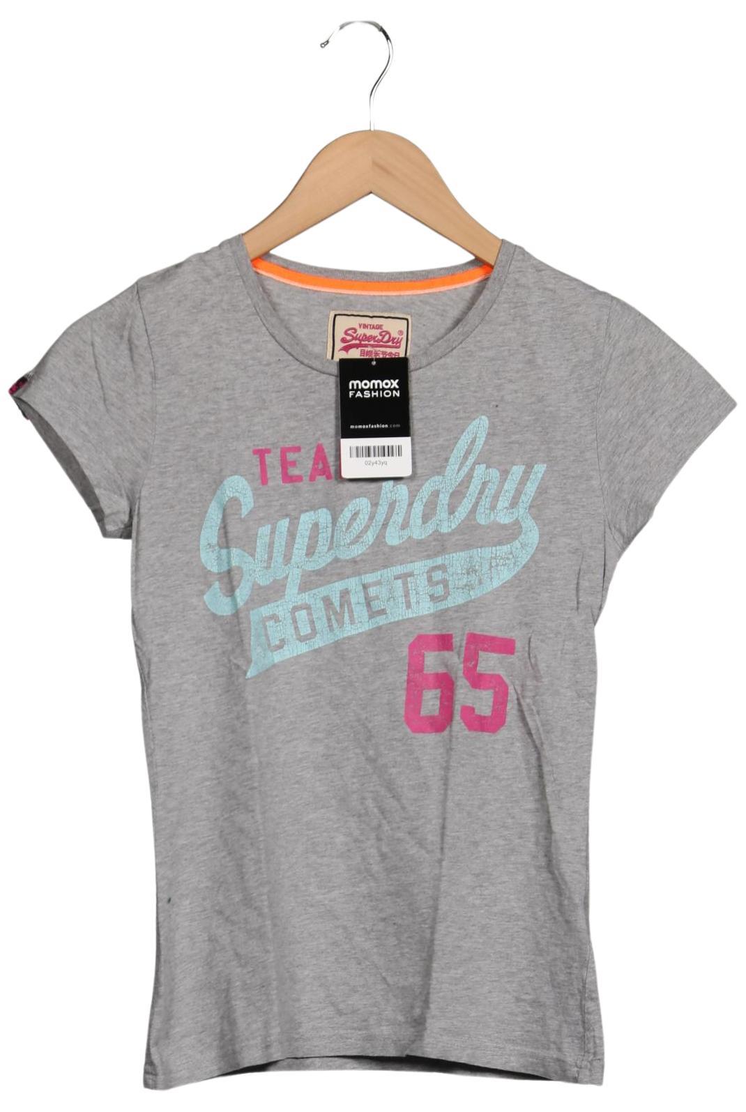 

Superdry Damen T-Shirt, grau, Gr. 34