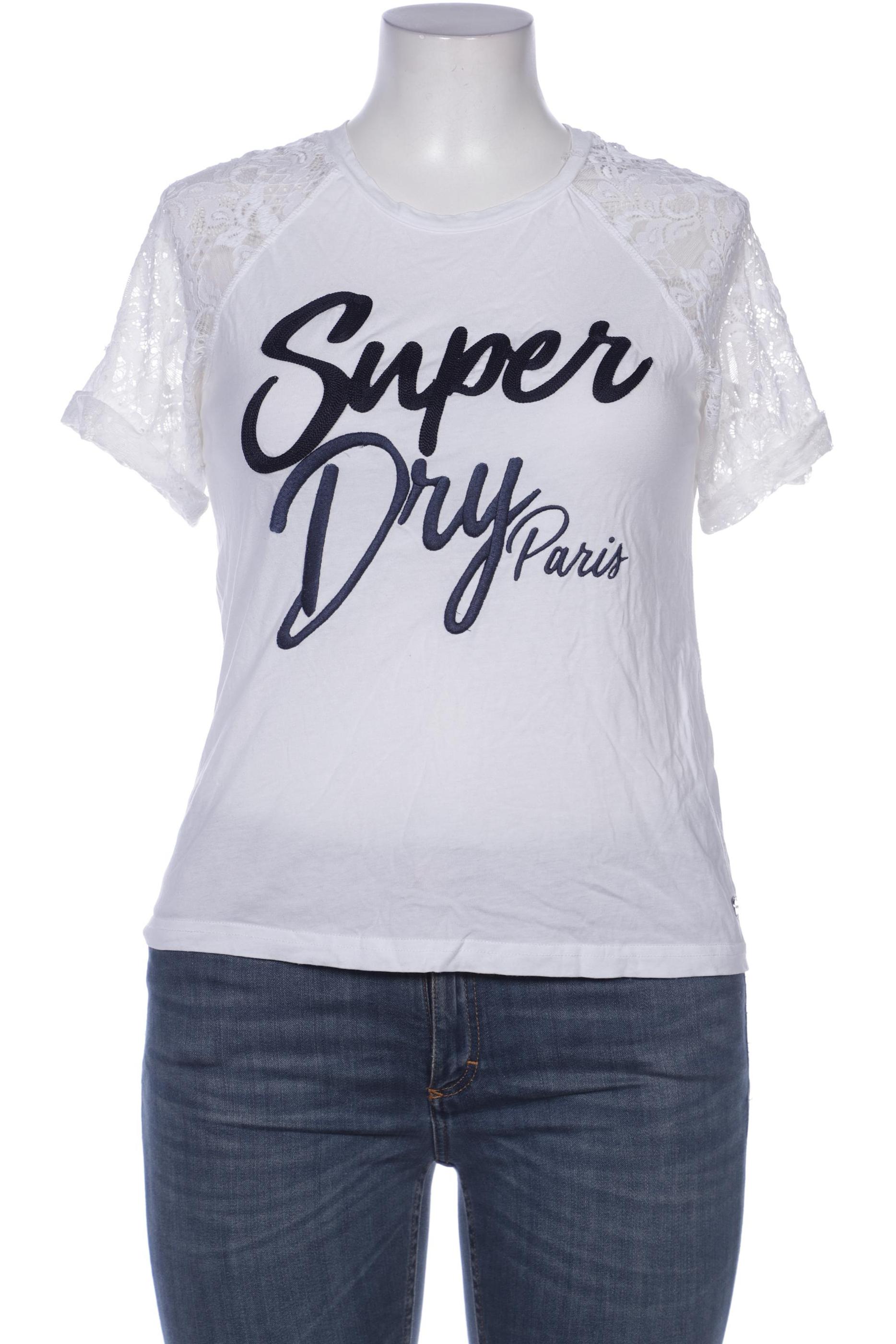 

Superdry Damen T-Shirt, weiß, Gr. 40